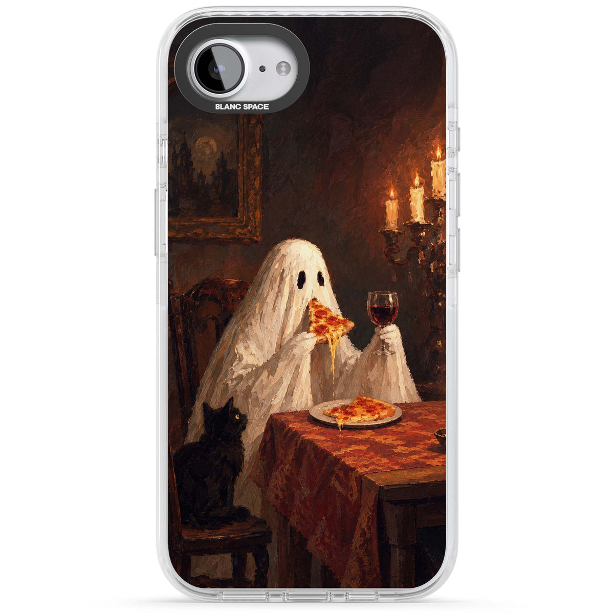 Lonely Night In art iPhone case | Clear Impact case for iPhone 16e, iPhone 17e