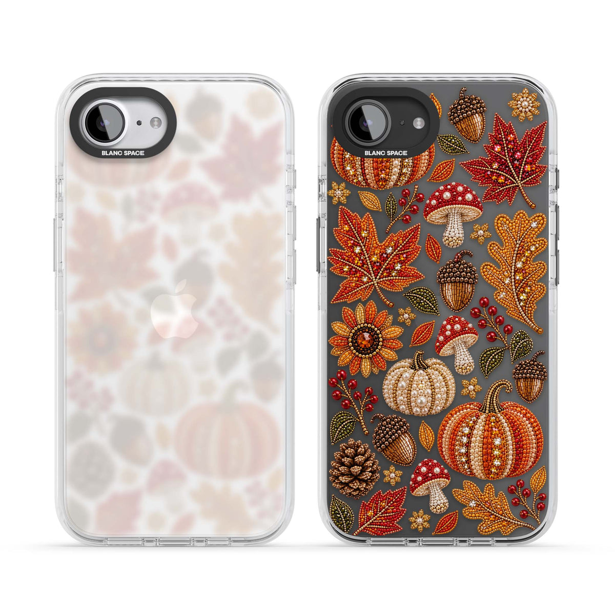Beaded Autumn iPhone case | Clear Impact case for iPhone 16e, iPhone 17e