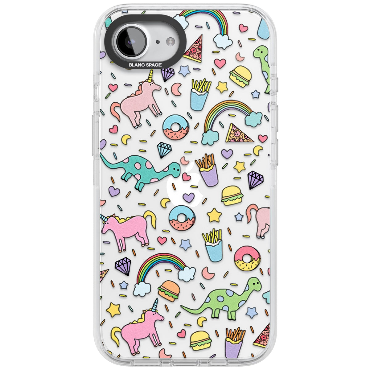 Bubblegum Fantasy iPhone 16e / iPhone 17e Impact Clear Phone Case front
