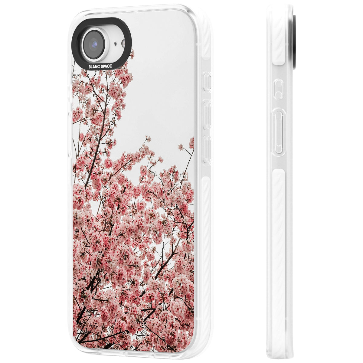 Cherry Blossom Bloom iPhone 16e / iPhone 17e Impact Clear Phone Case side
