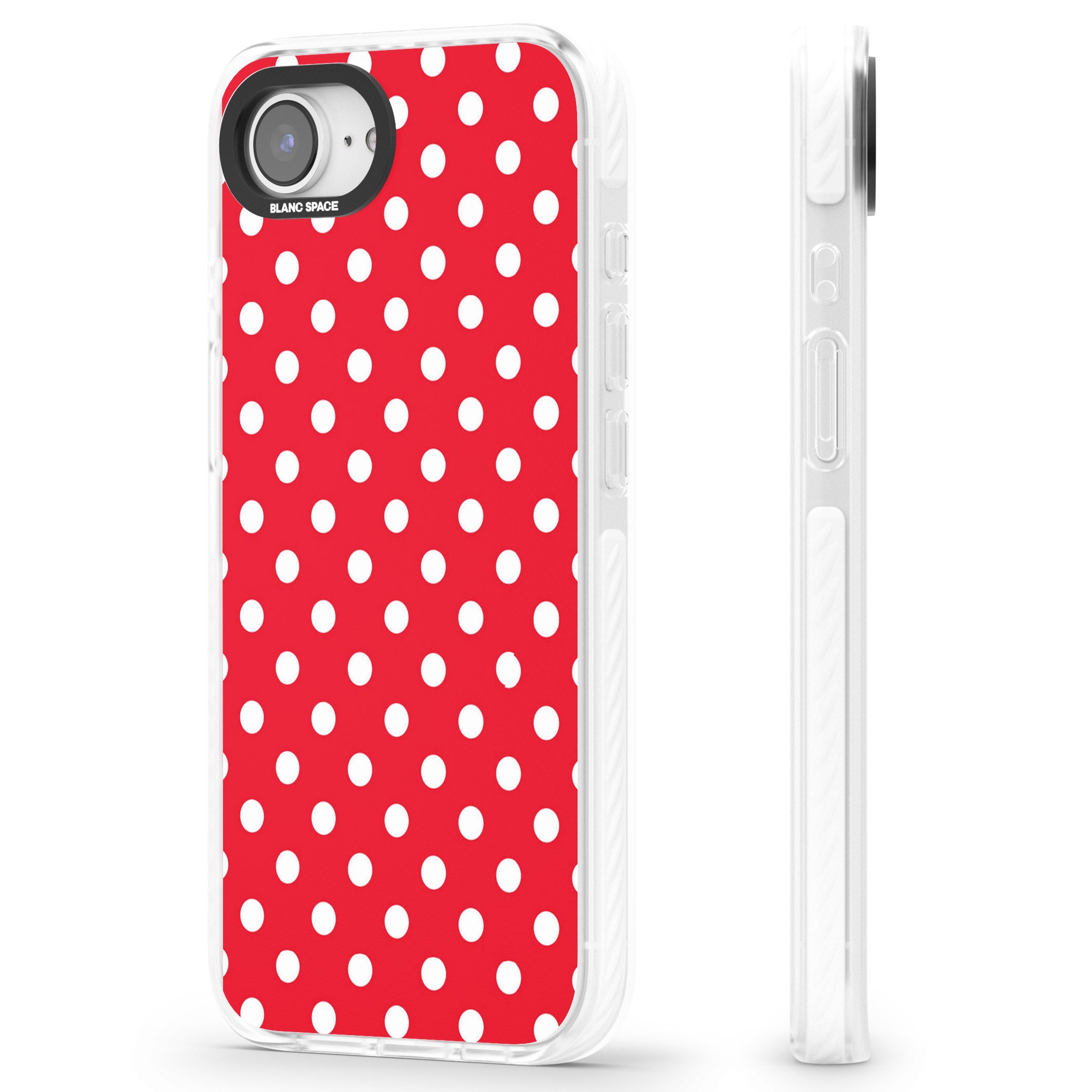 Designer Lava Red Polka Dot
