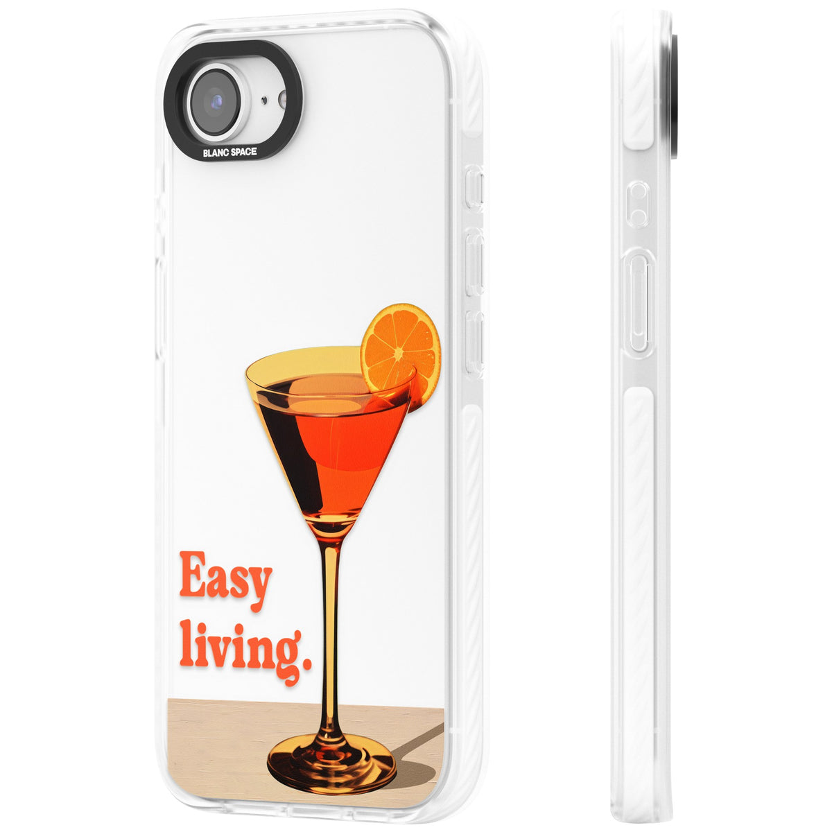 Easy Living iPhone 16e / iPhone 17e Impact Clear Phone Case side