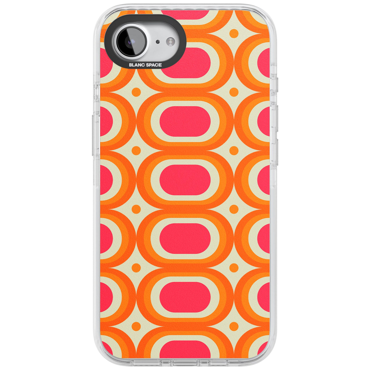 Groovy Sunset iPhone 16e / iPhone 17e Impact Clear Phone Case front