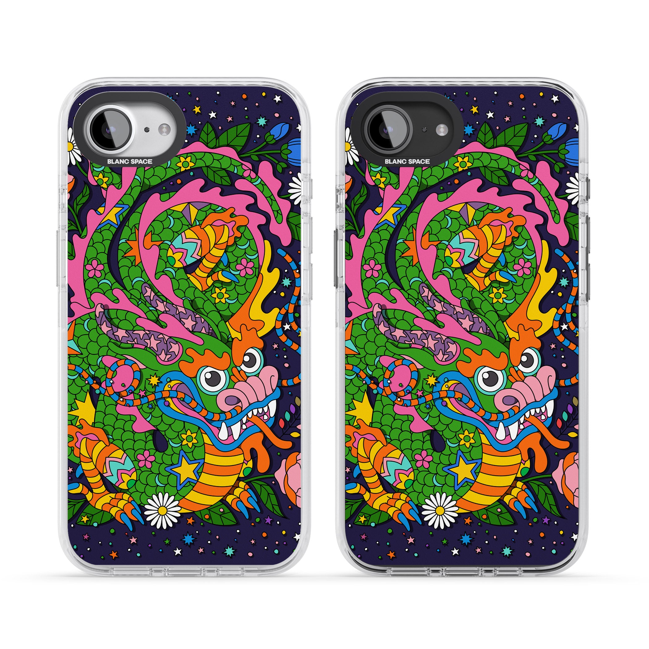 Psychedelic Jungle Dragon (Purple)