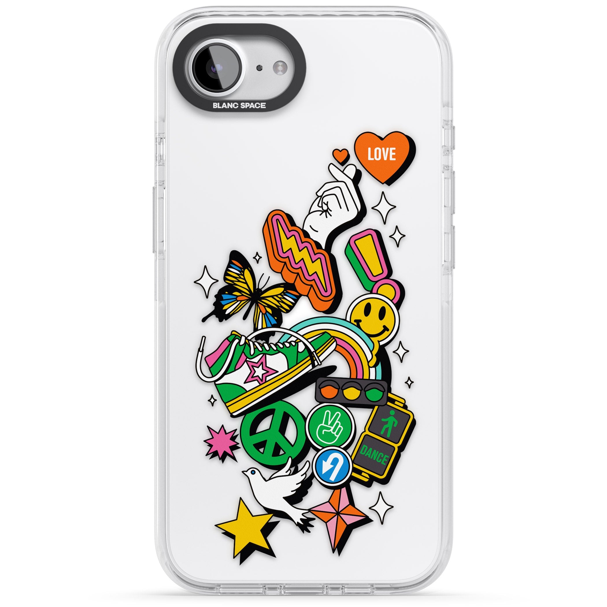 Nostalgic Sticker Collage