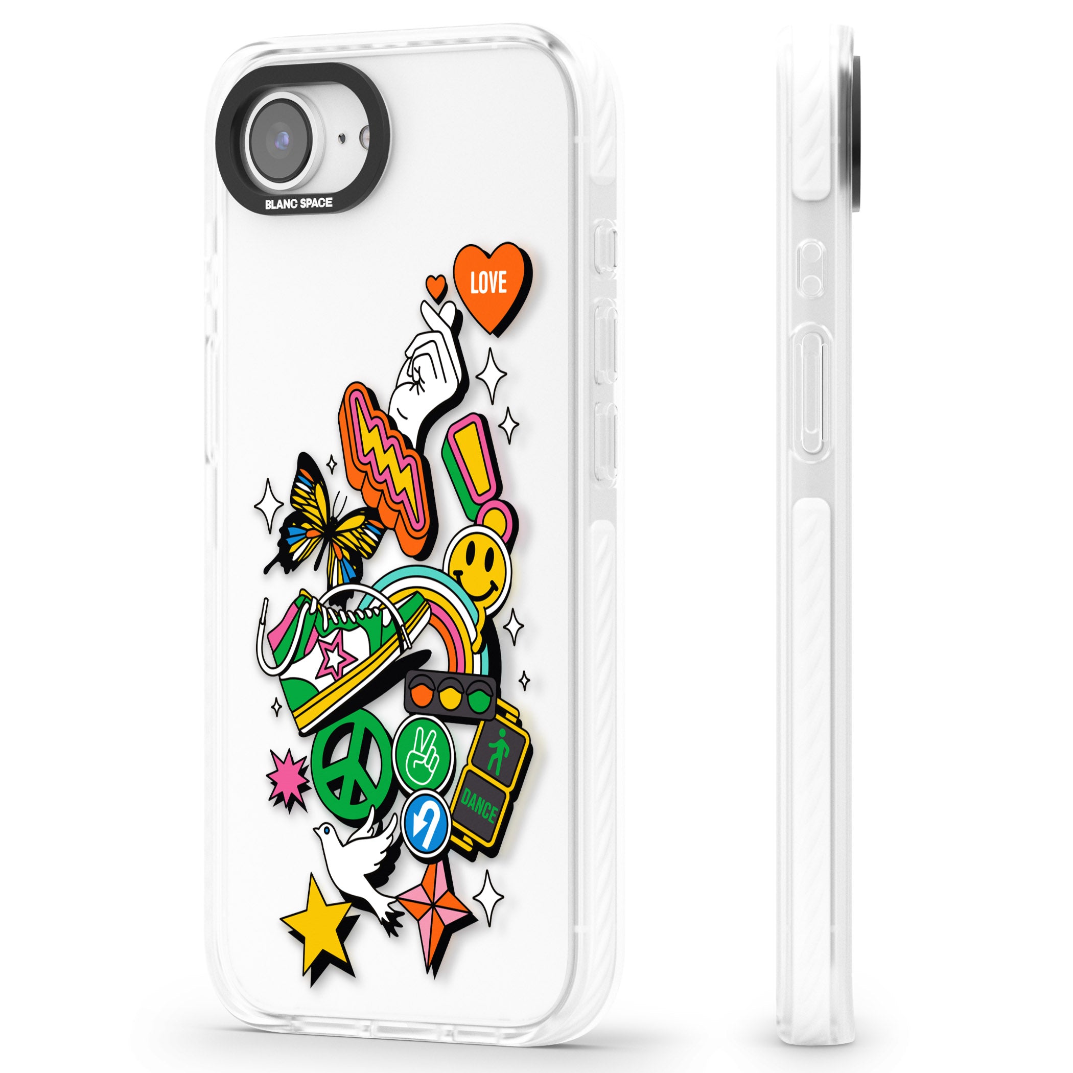 Nostalgic Sticker Collage