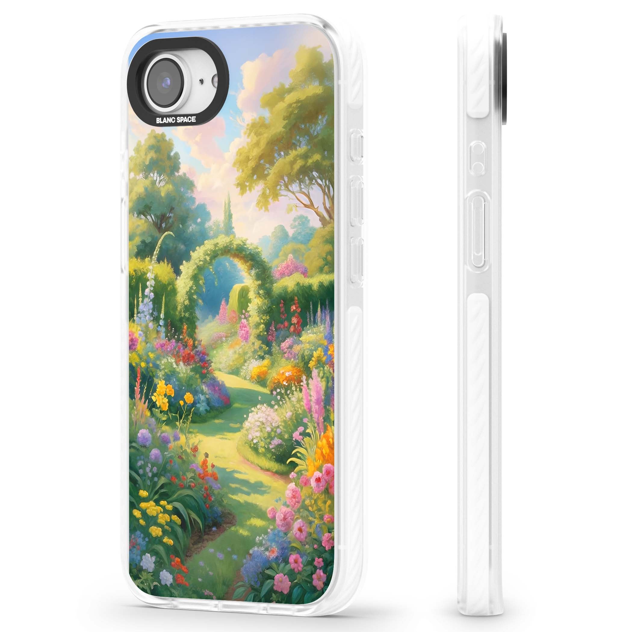 The Painter's Garden floral iPhone case | Clear Impact case for iPhone 16e, iPhone 17e
