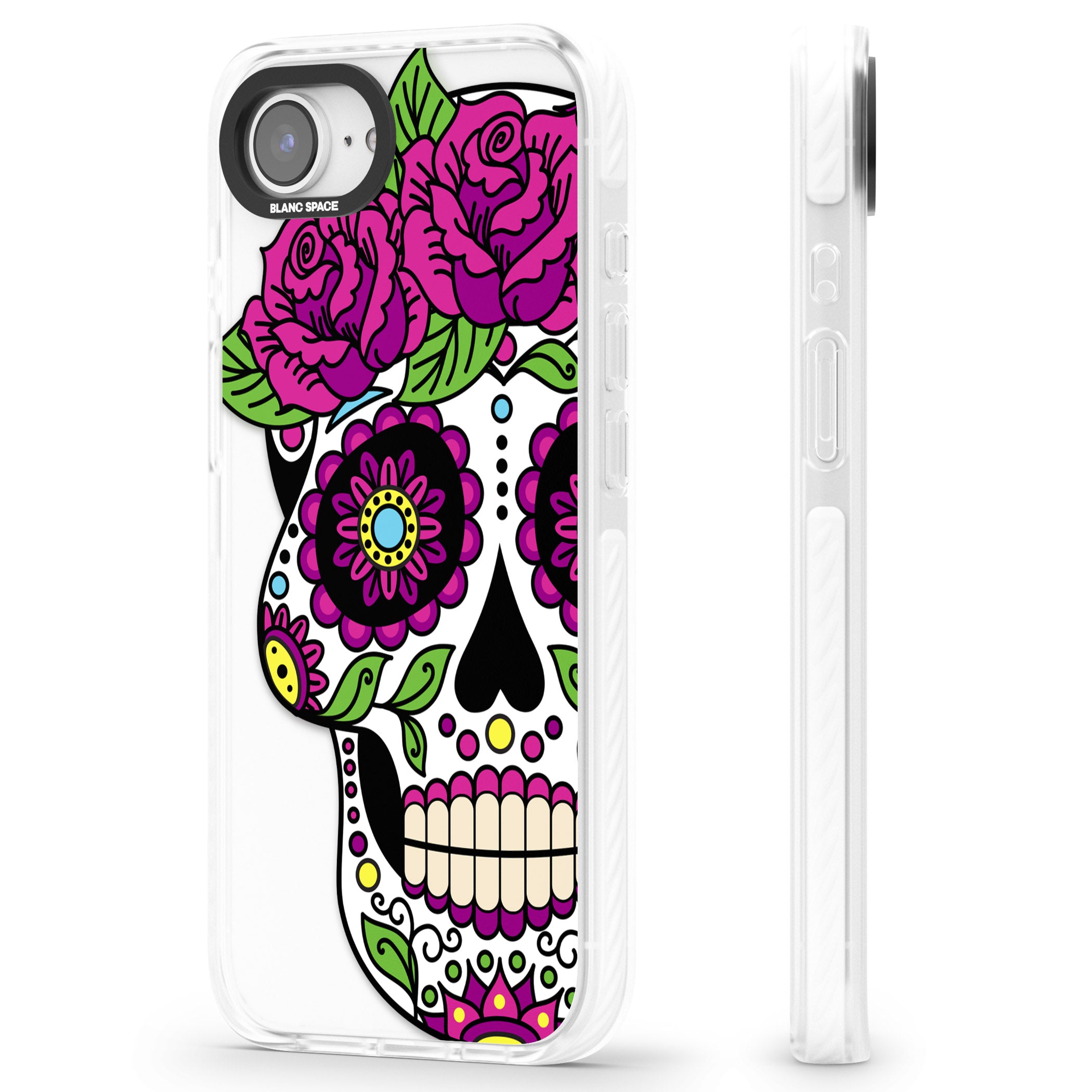 Purple Floral Sugar Skull