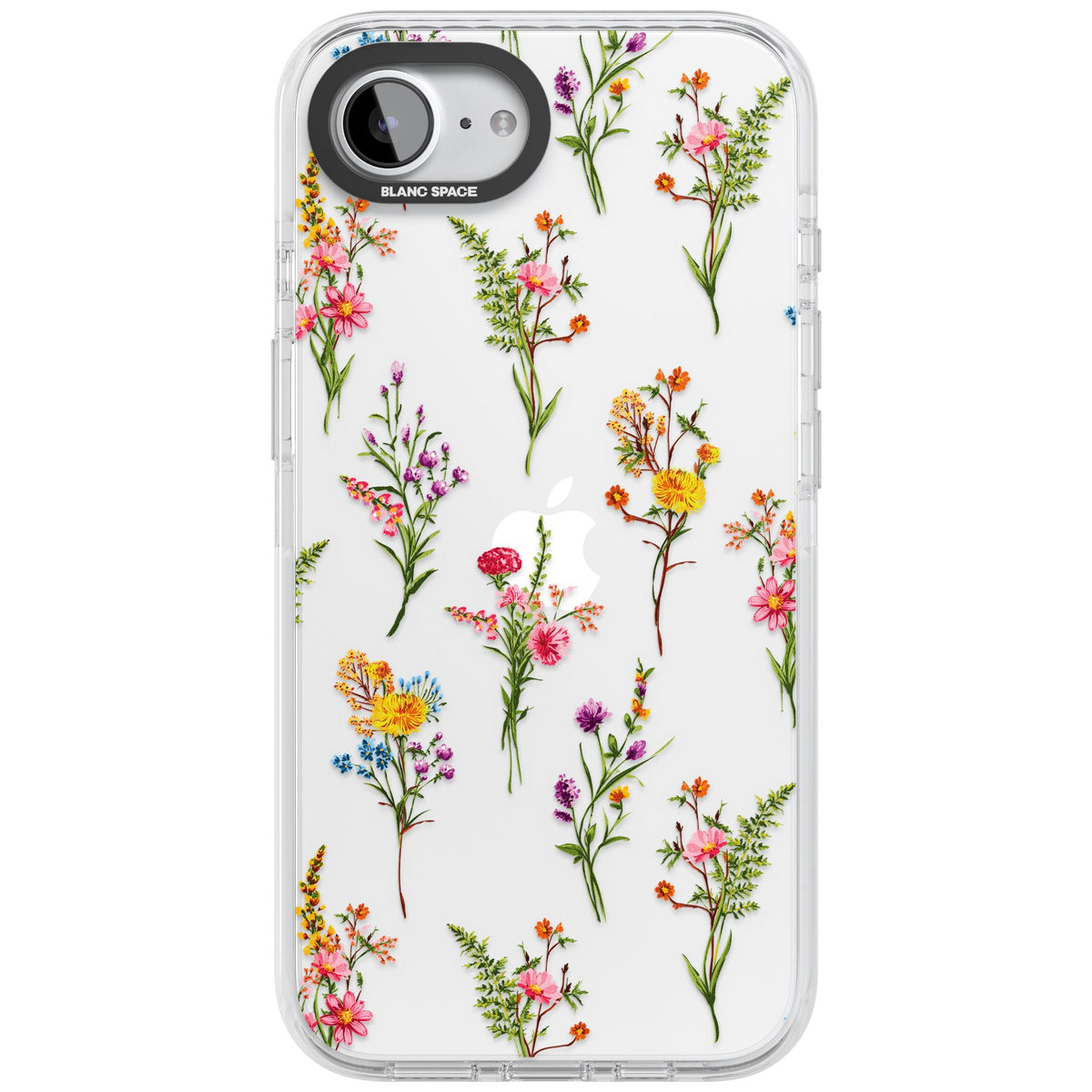 Picked Wildflowers iPhone 16e / iPhone 17e Impact Clear Phone Case front