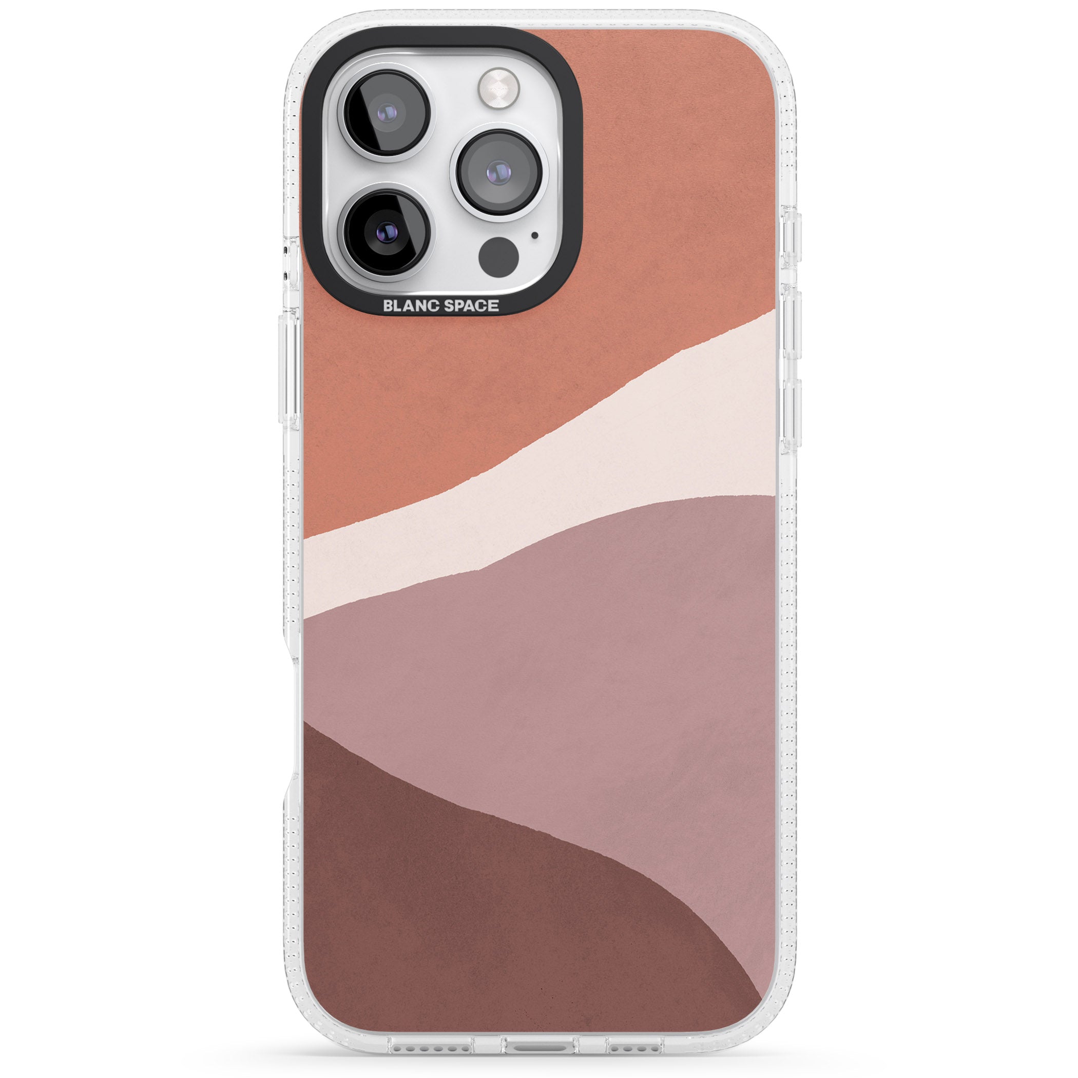 Lush Abstract Watercolour Design #2 iPhone 16 Pro Max / 16 Pro Clear Case Impact Air - Blanc Space