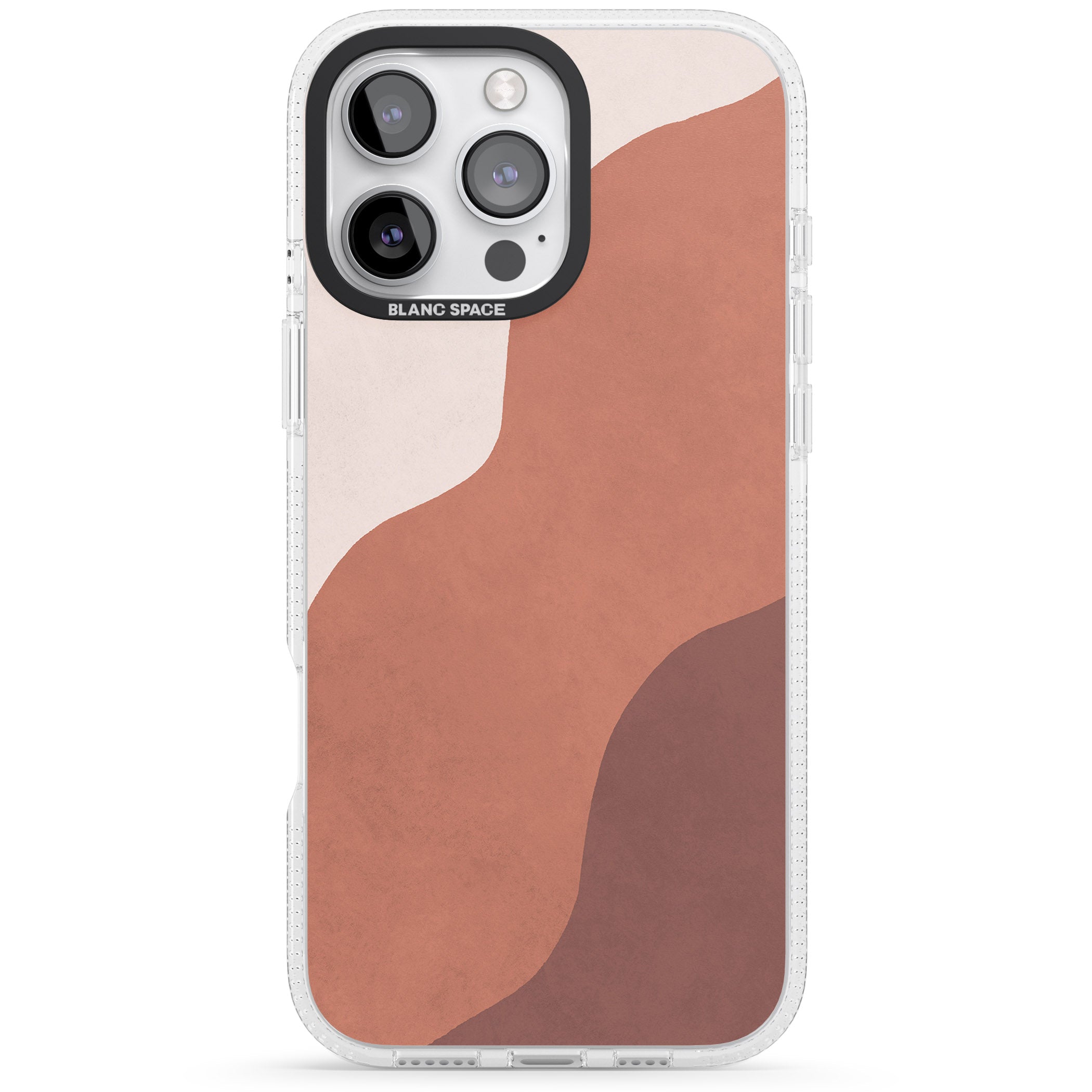 Lush Abstract Watercolour Design #3 iPhone 16 Pro Max / 16 Pro Clear Case Impact Air - Blanc Space