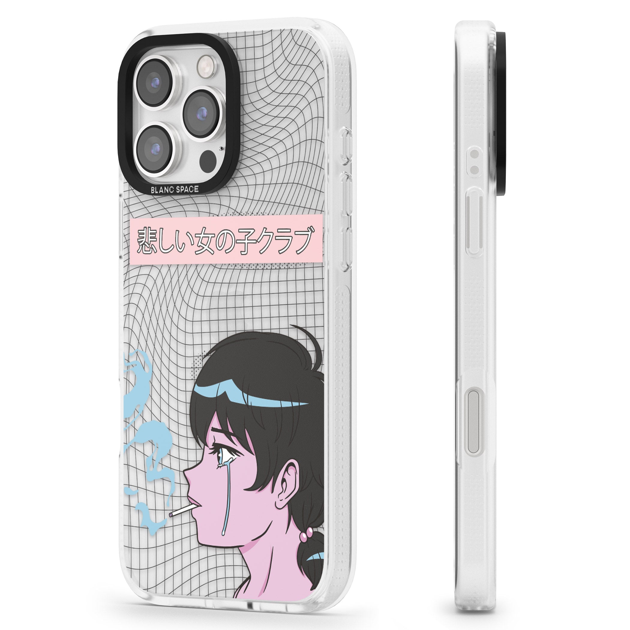 Lost Love iPhone 16 Pro Max / 16 Pro Clear Case Impact Air - Blanc Space