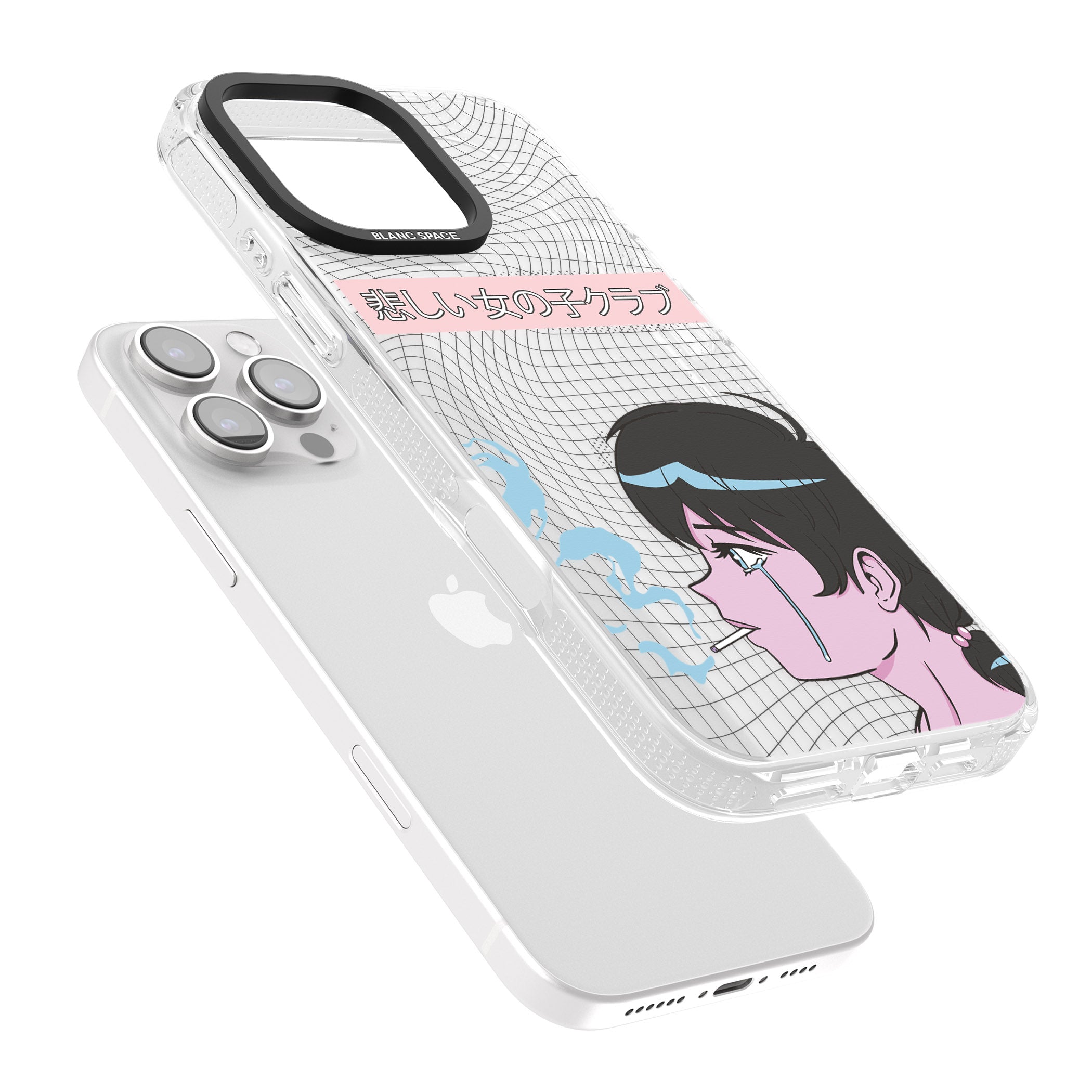 Lost Love iPhone 16 Pro Max / 16 Pro Clear Case Impact Air - Blanc Space