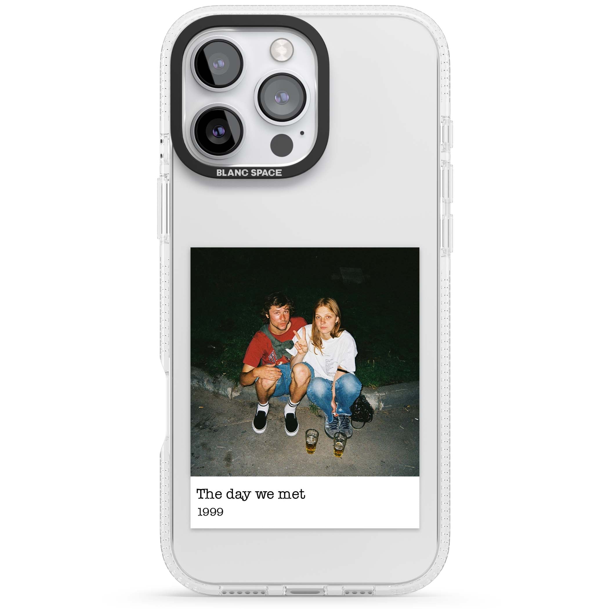 Photo Memory minimal iPhone case | Clear Case Impact Air case for iPhone 16 Pro, iPhone 16 Pro Max