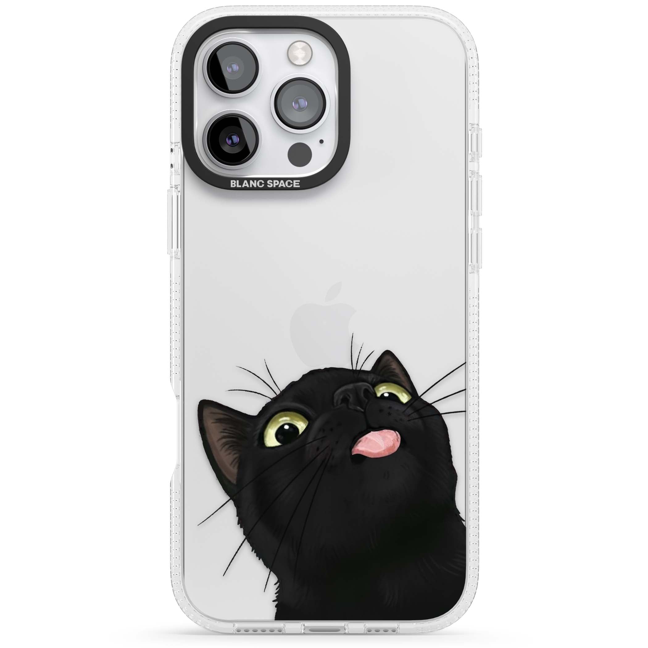 Black Cat Energy for her iPhone case | Clear Case Impact Air case for iPhone 16 Pro, iPhone 16 Pro Max