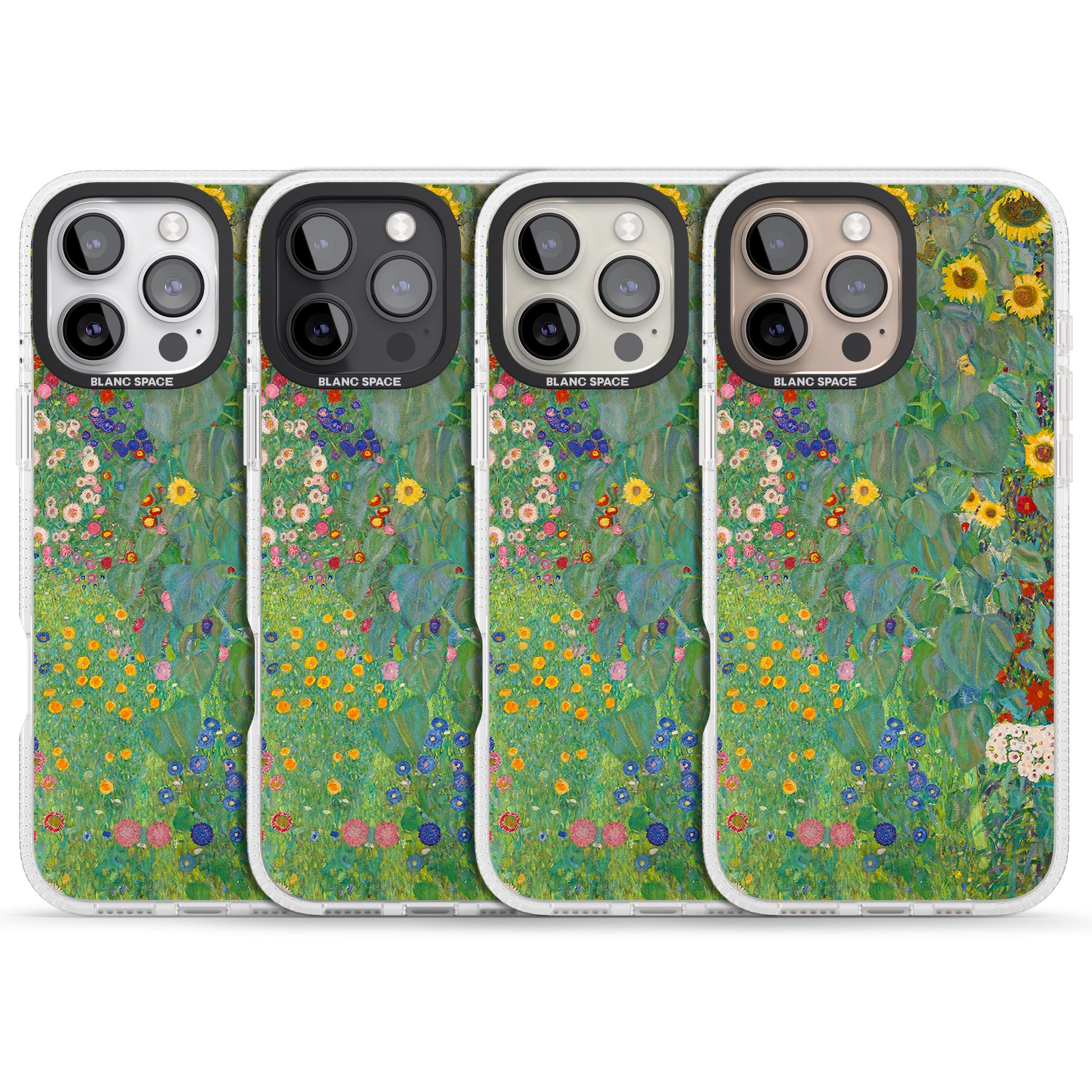 Farm Garden with Sunflowers iPhone 16 Pro Max / 16 Pro Clear Case Impact Air - Blanc Space