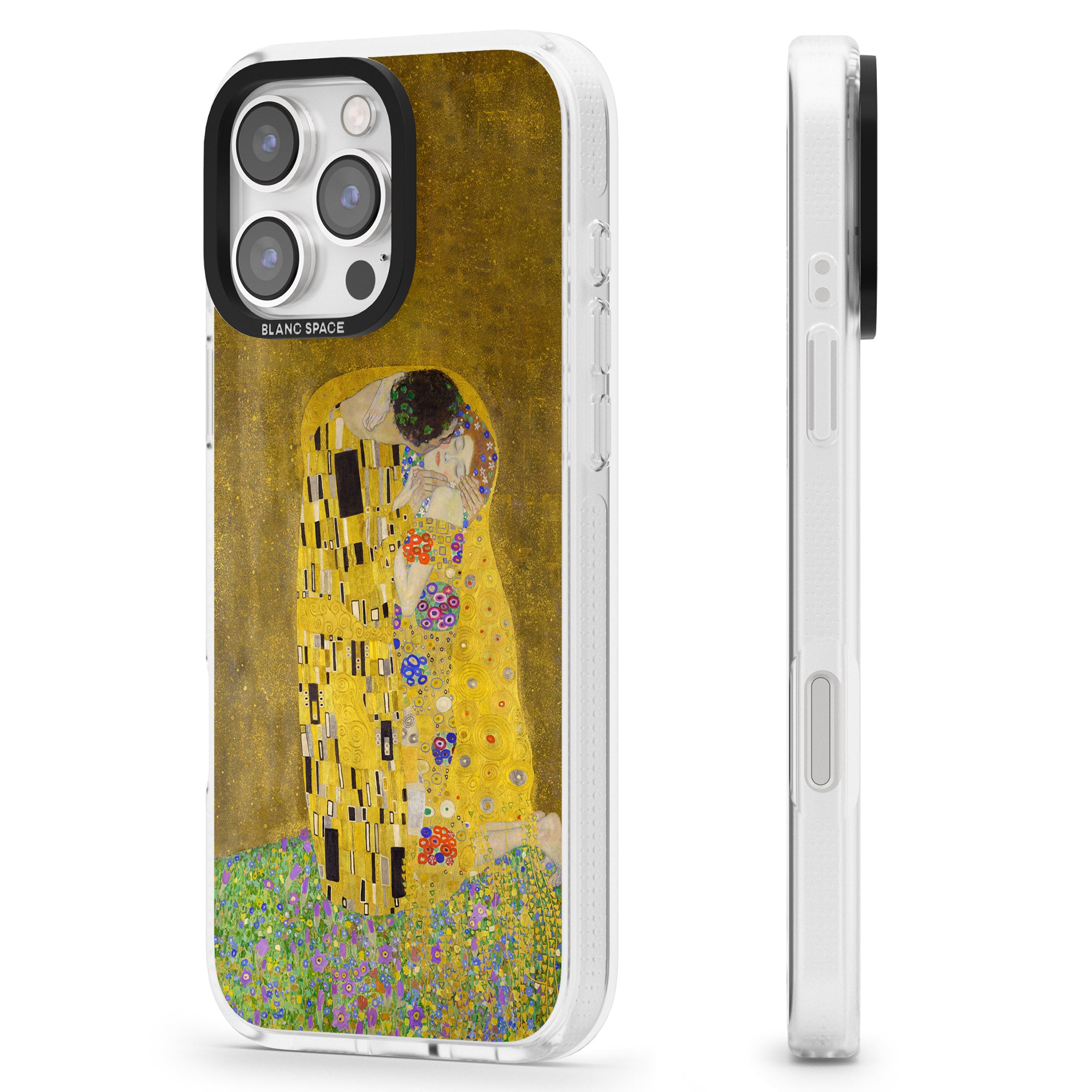 The Kiss iPhone 16 Pro Max / 16 Pro Clear Case Impact Air - Blanc Space