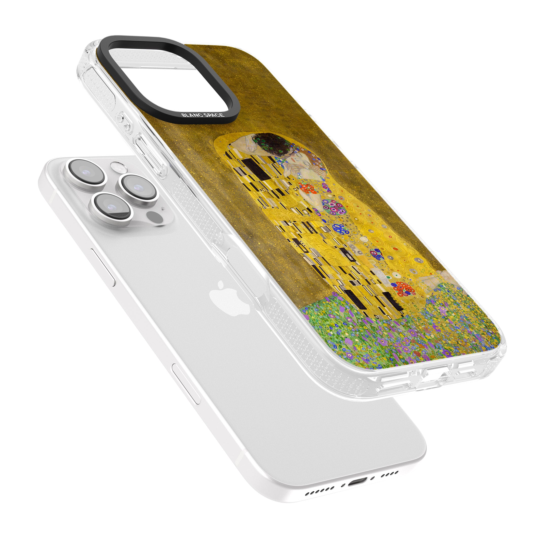 The Kiss iPhone 16 Pro Max / 16 Pro Clear Case Impact Air - Blanc Space