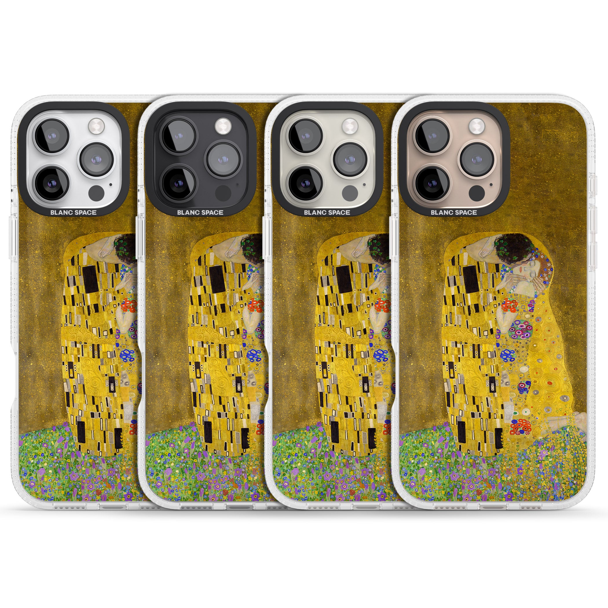 The Kiss iPhone 16 Pro Max / 16 Pro Clear Case Impact Air - Blanc Space