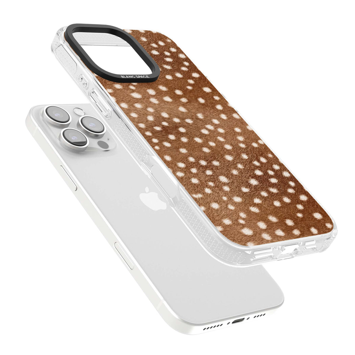 Deer Print animals iPhone case | Clear Case Impact Air case for iPhone 16 Pro, iPhone 16 Pro Max