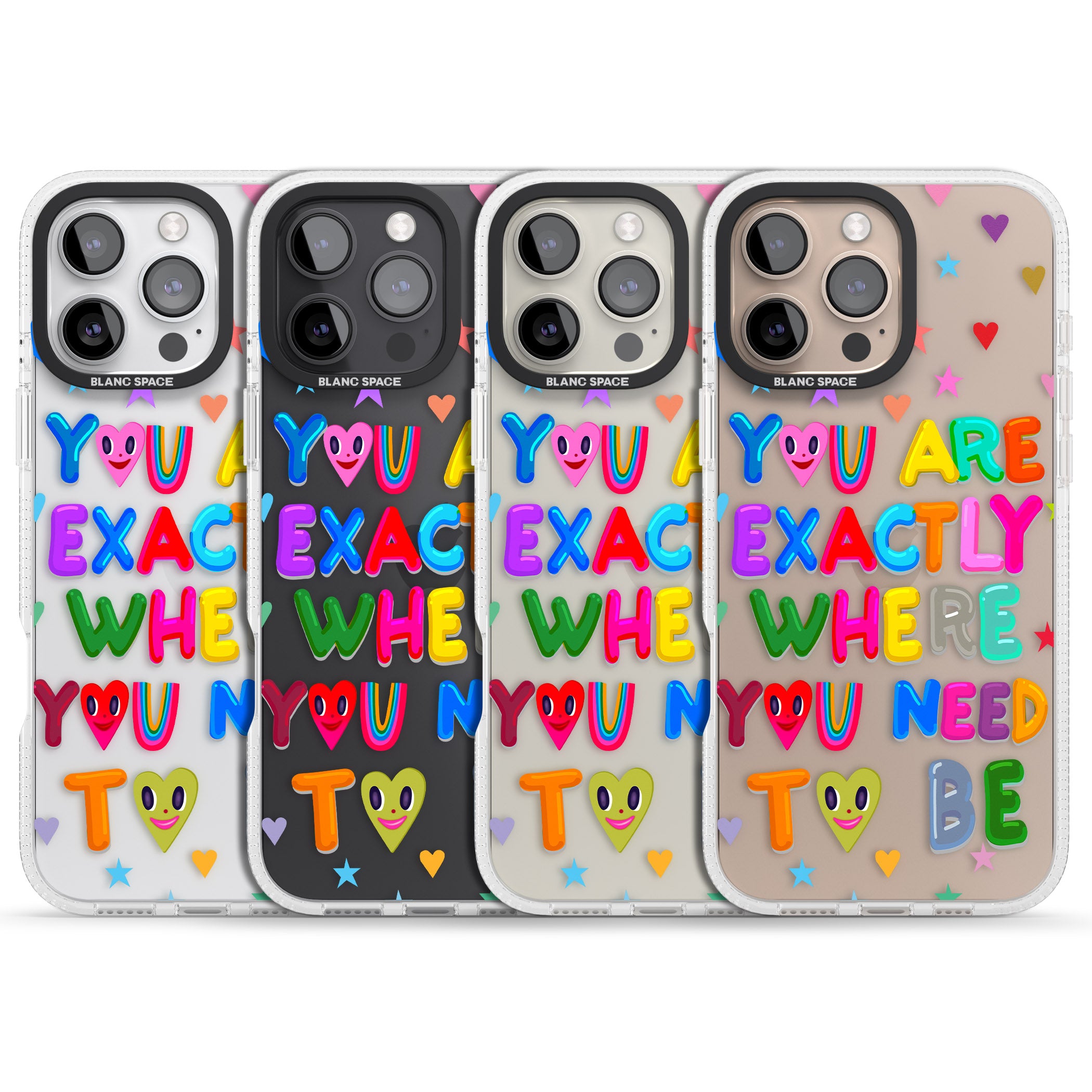 Exactly Where You Need To be iPhone 16 Pro Max / 16 Pro Clear Case Impact Air - Blanc Space