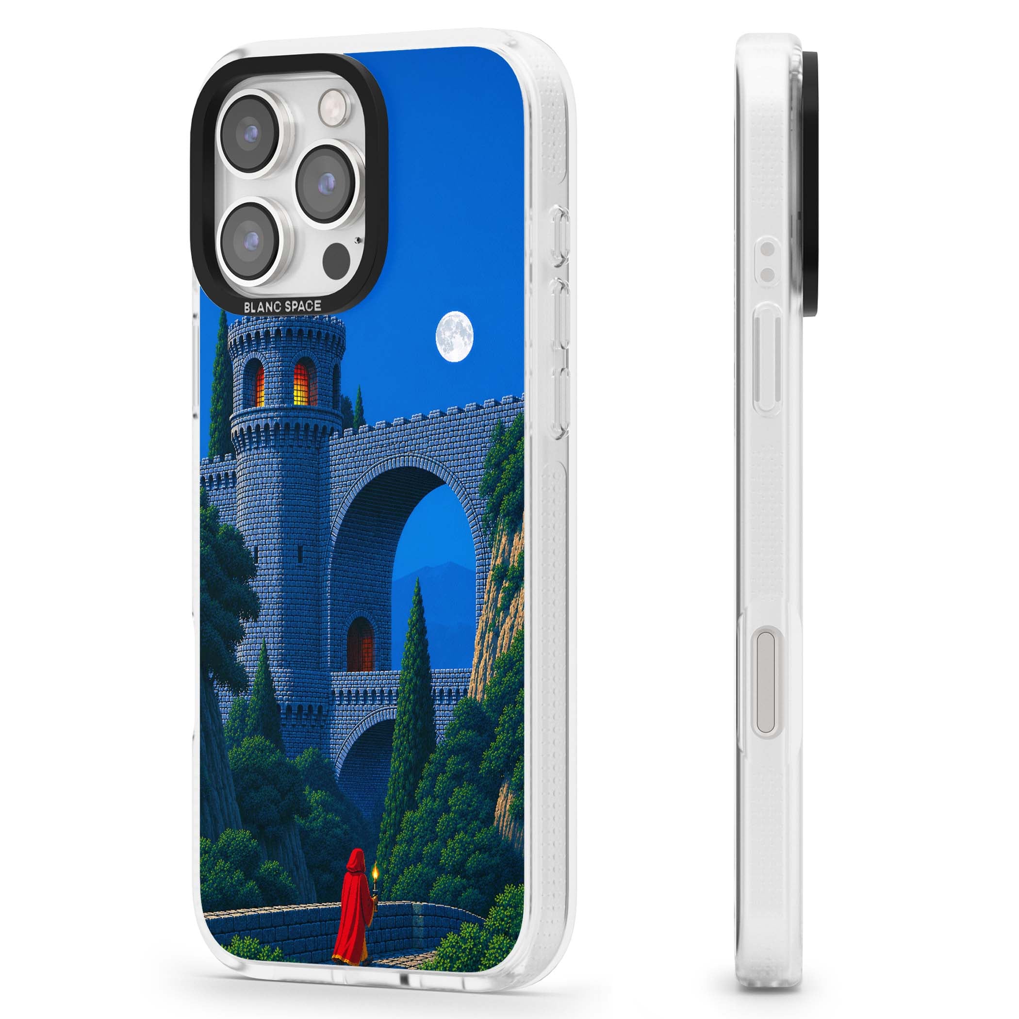 Castle Walls art iPhone case | Clear Case Impact Air case for iPhone 16 Pro, iPhone 16 Pro Max
