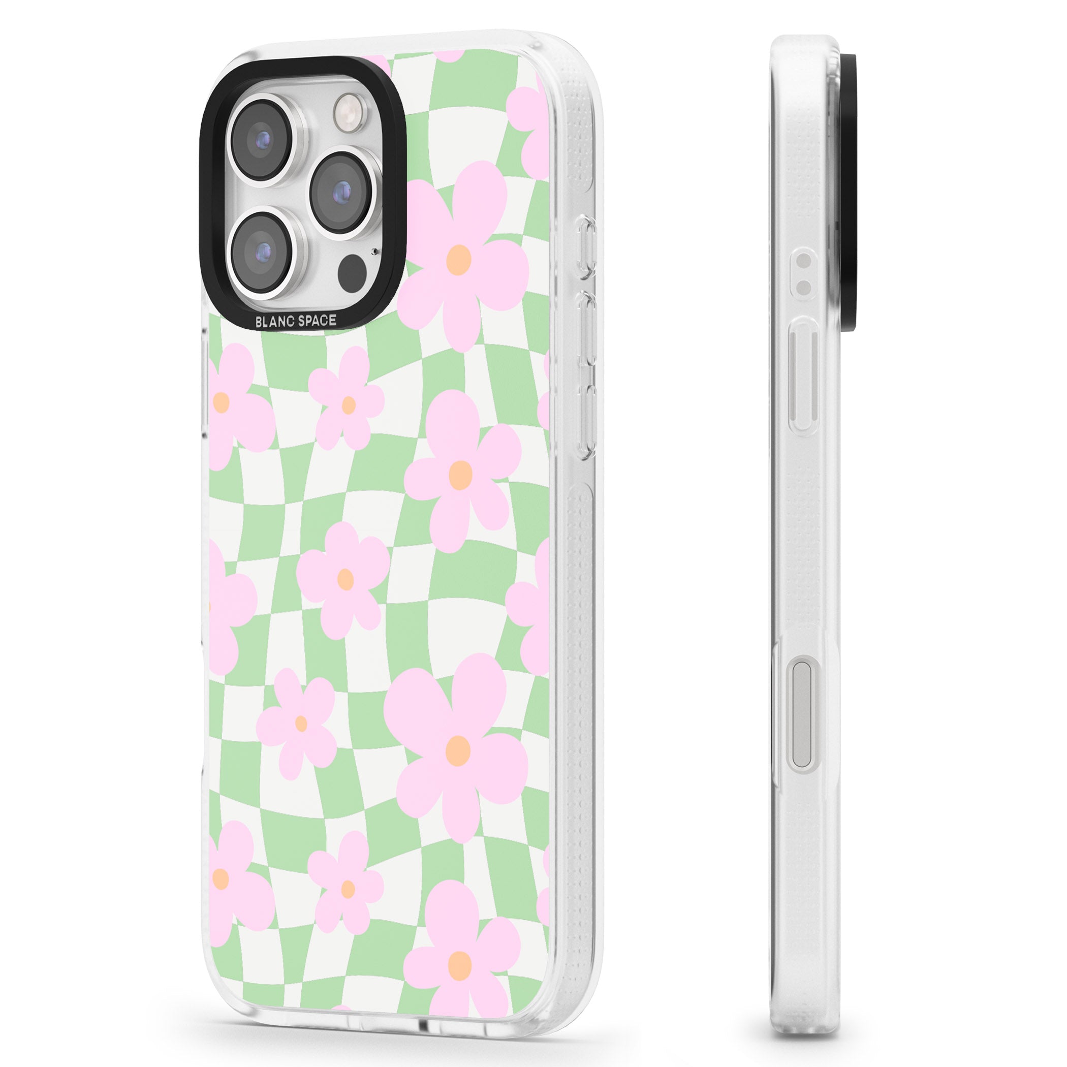 Spring Picnic iPhone 16 Pro Max / 16 Pro Clear Case Impact Air - Blanc Space