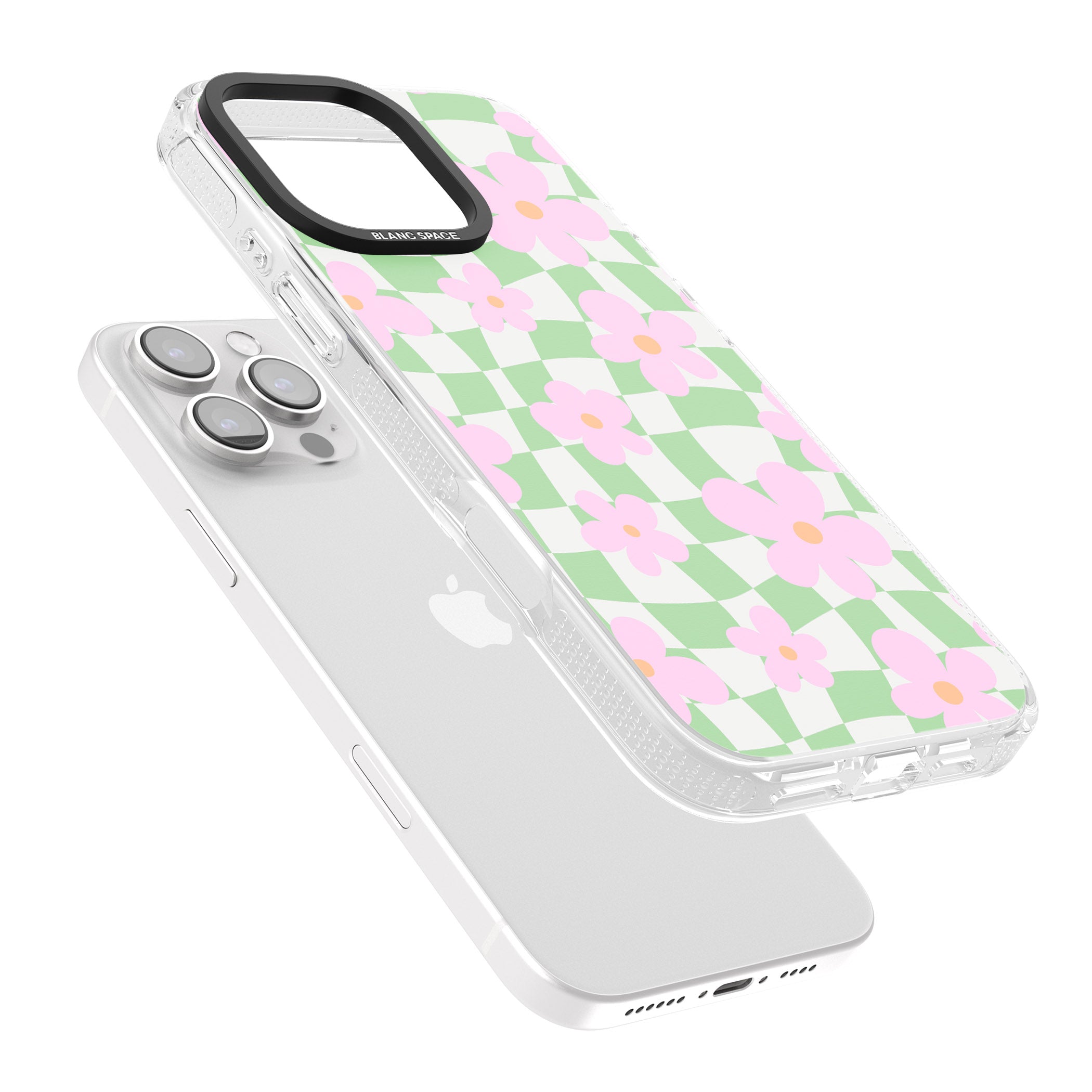 Spring Picnic iPhone 16 Pro Max / 16 Pro Clear Case Impact Air - Blanc Space