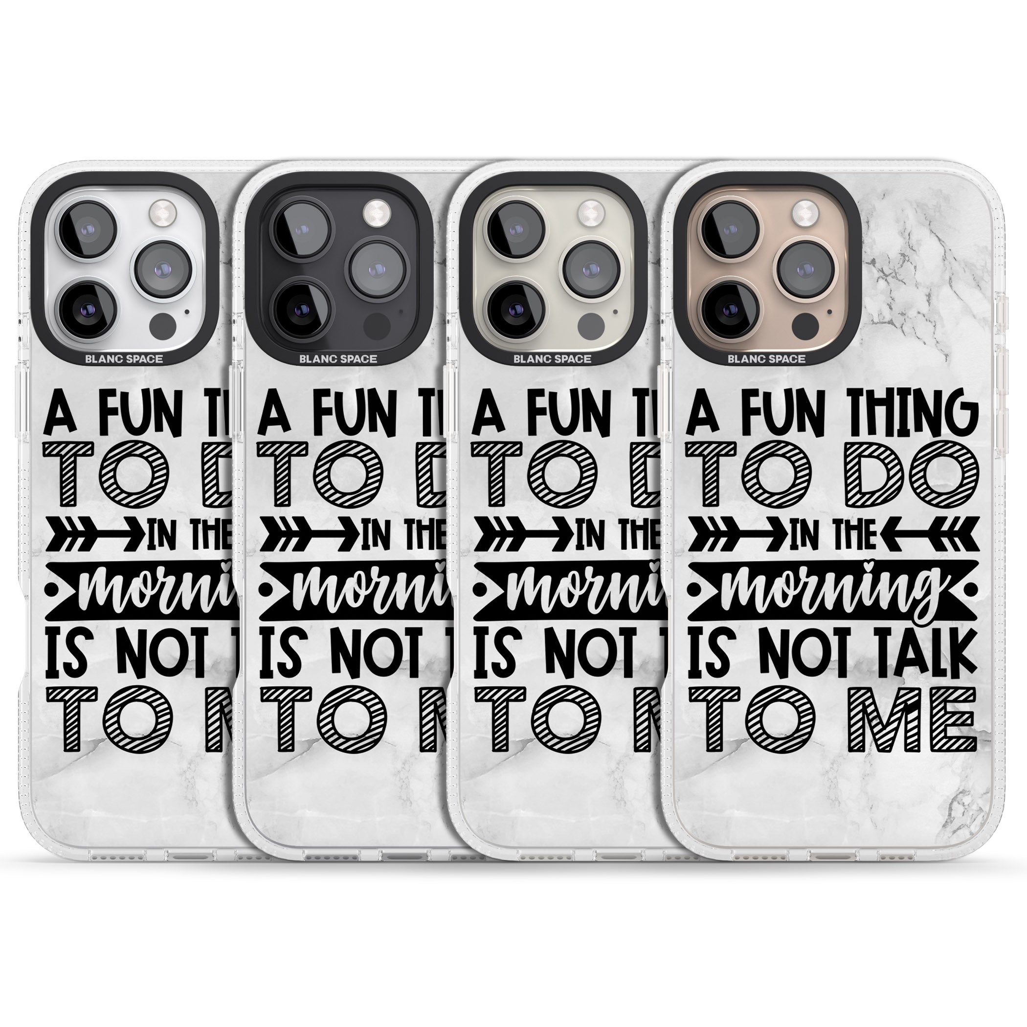 A Fun thing to do iPhone 16 Pro Max / 16 Pro Clear Case Impact Air - Blanc Space