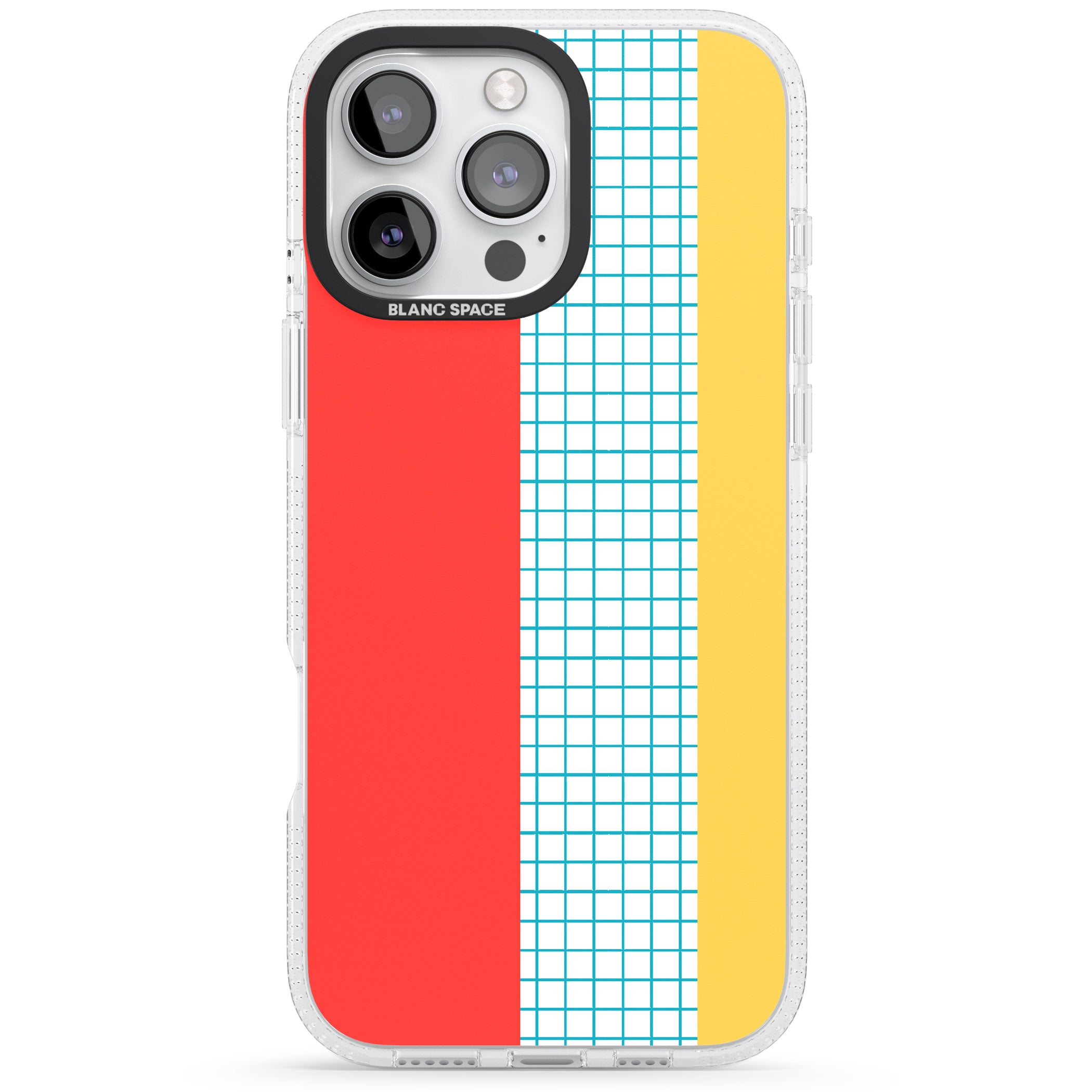 Abstract Grid Red, Blue, Yellow