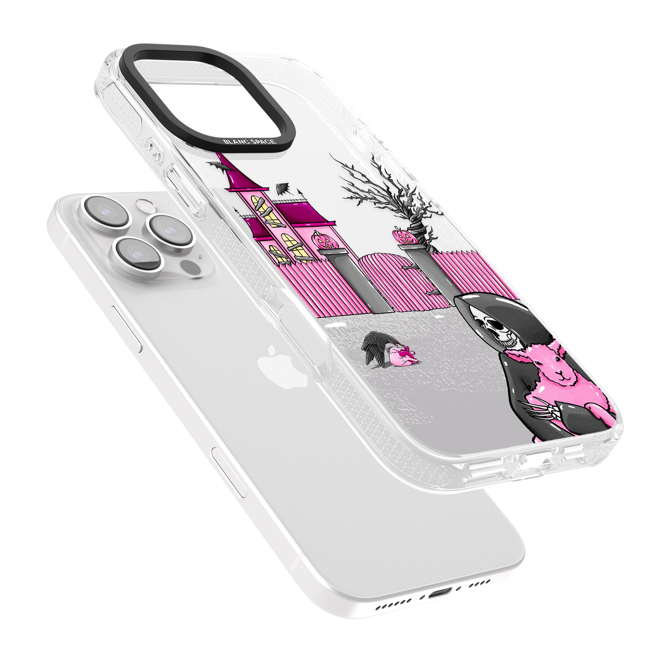 Left With My Heart iPhone 16 Pro Max / 16 Pro Clear Case Impact Air - Blanc Space