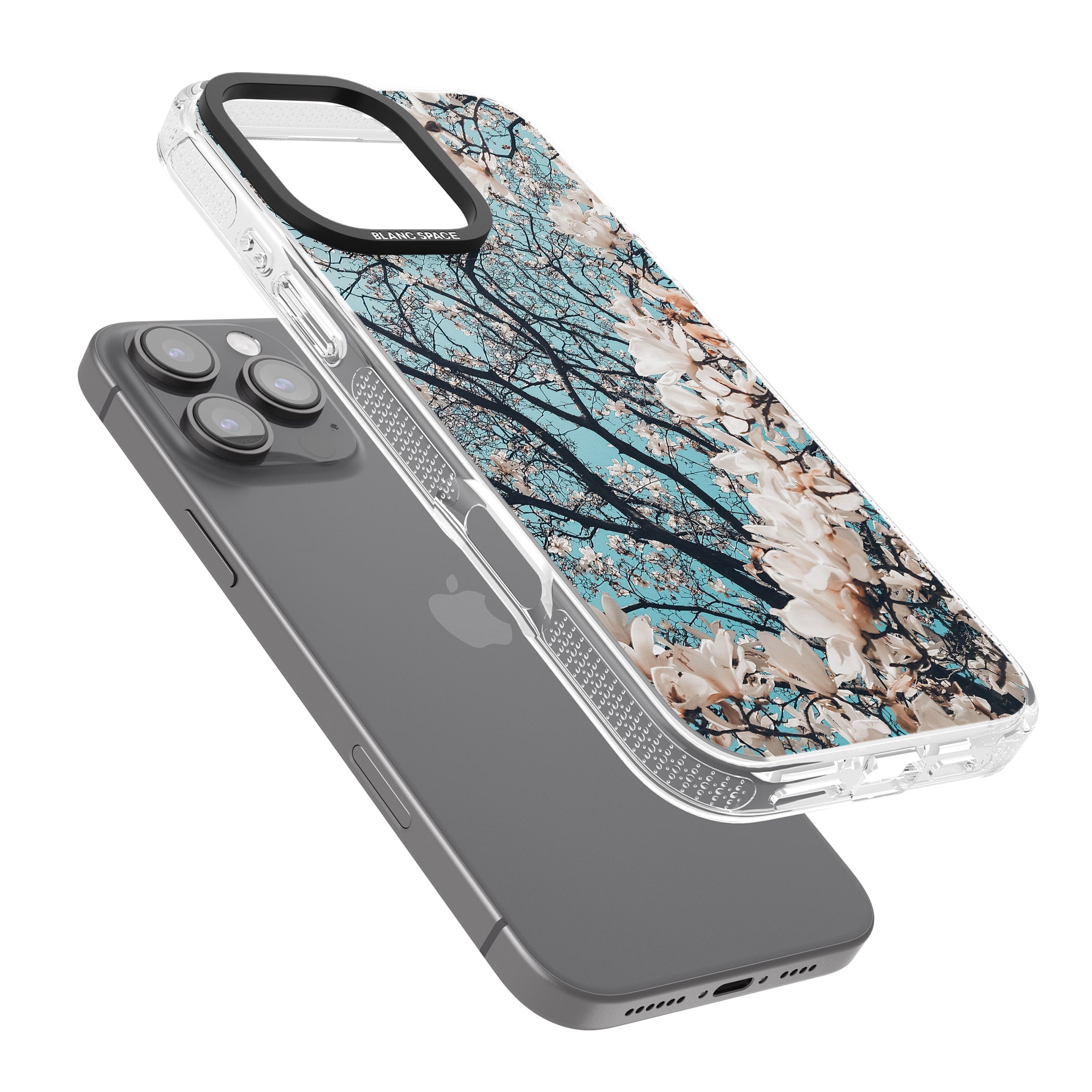Magnolia Tree Photograph iPhone 16 Pro Max / 16 Pro Clear Case Impact Air - Blanc Space