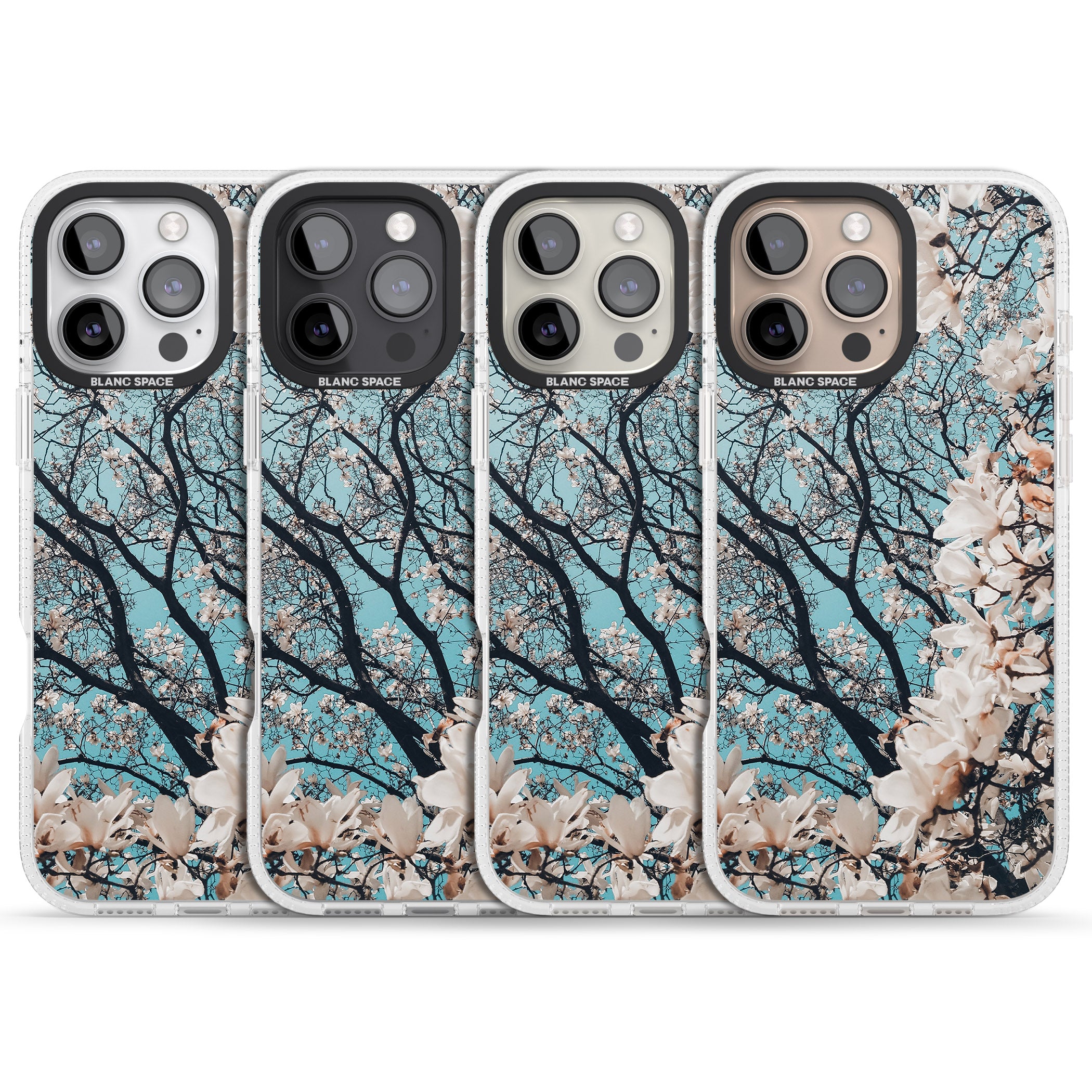 Magnolia Tree Photograph iPhone 16 Pro Max / 16 Pro Clear Case Impact Air - Blanc Space