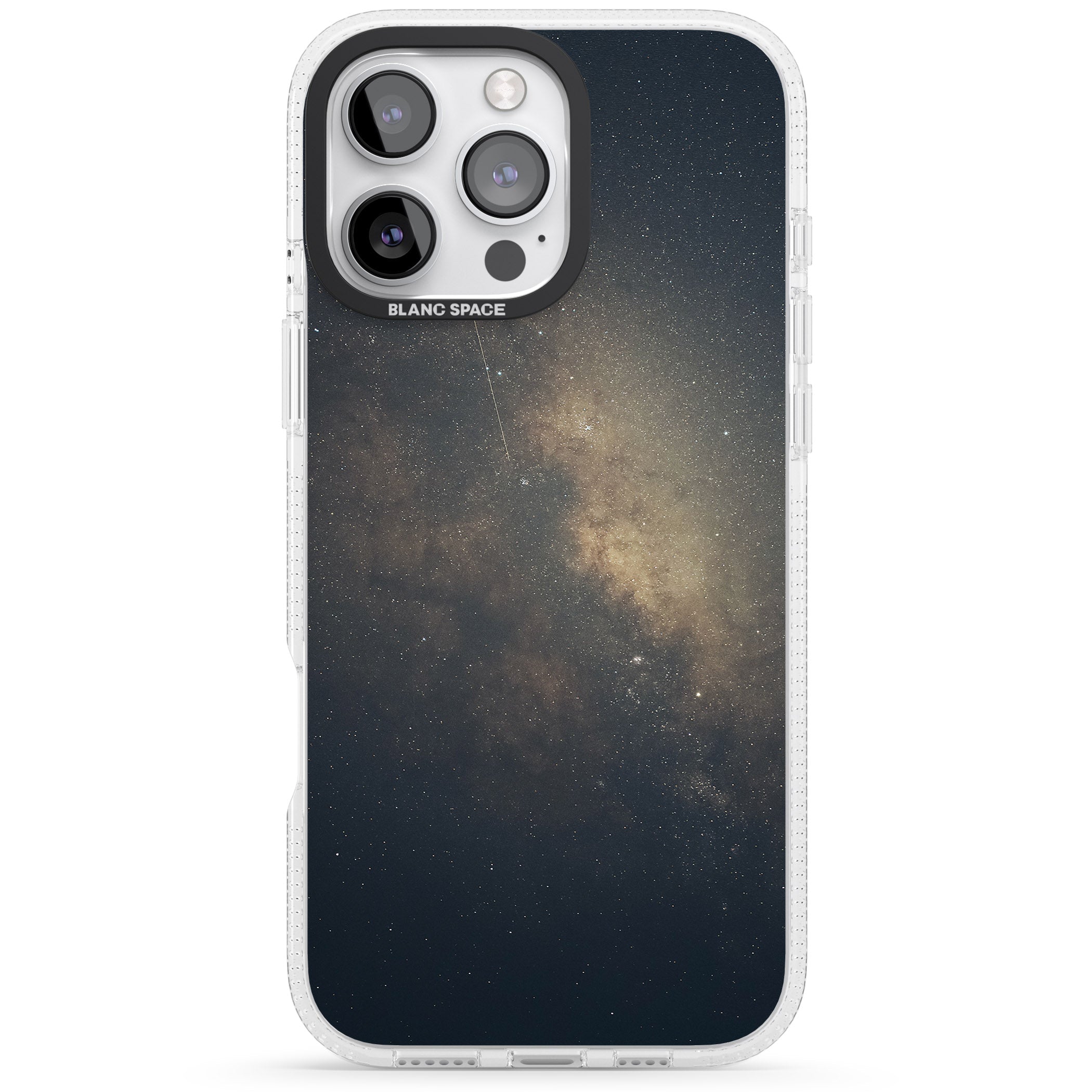 Night Sky Photograph iPhone 16 Pro Max / 16 Pro Clear Case Impact Air - Blanc Space