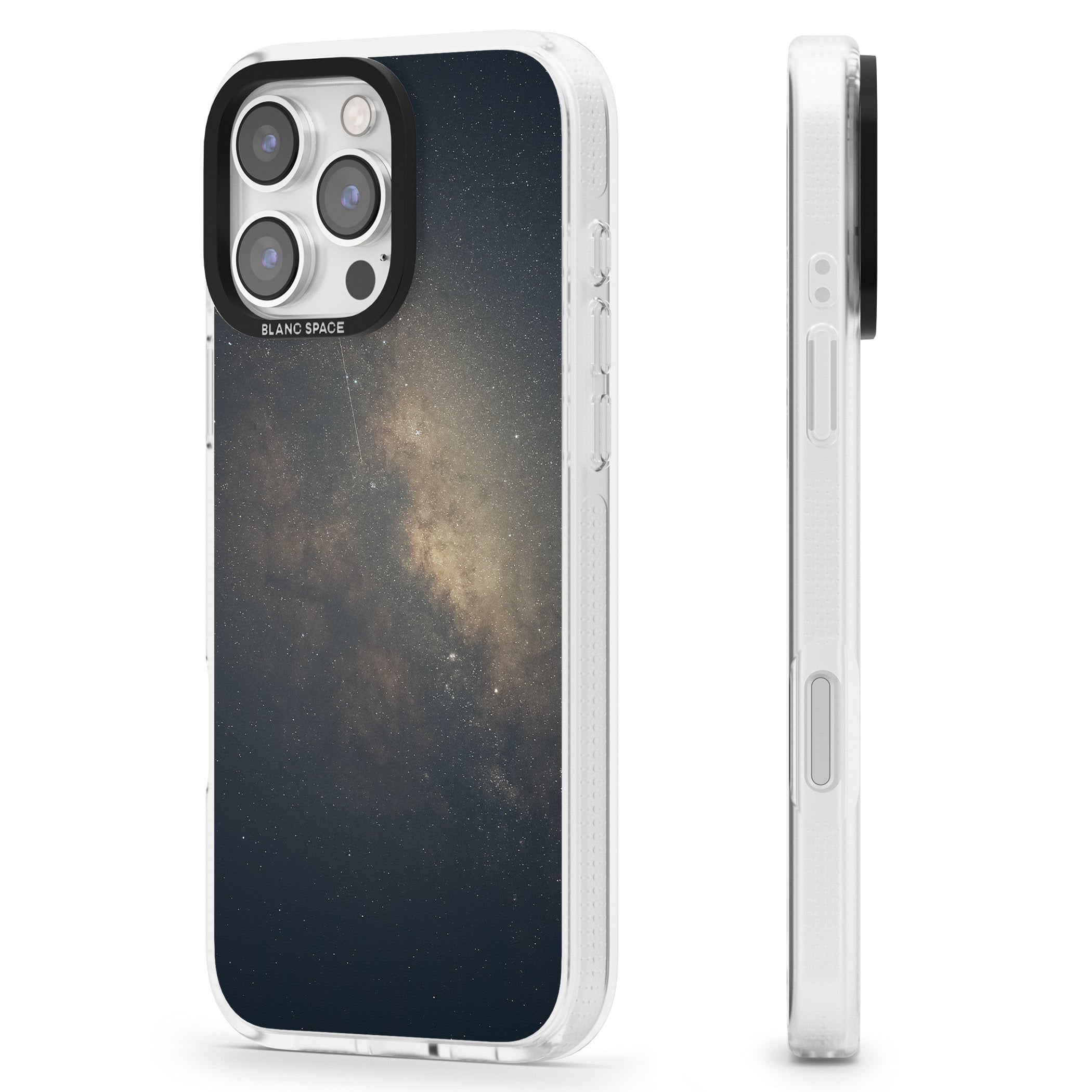Night Sky Photograph iPhone 16 Pro Max / 16 Pro Clear Case Impact Air - Blanc Space
