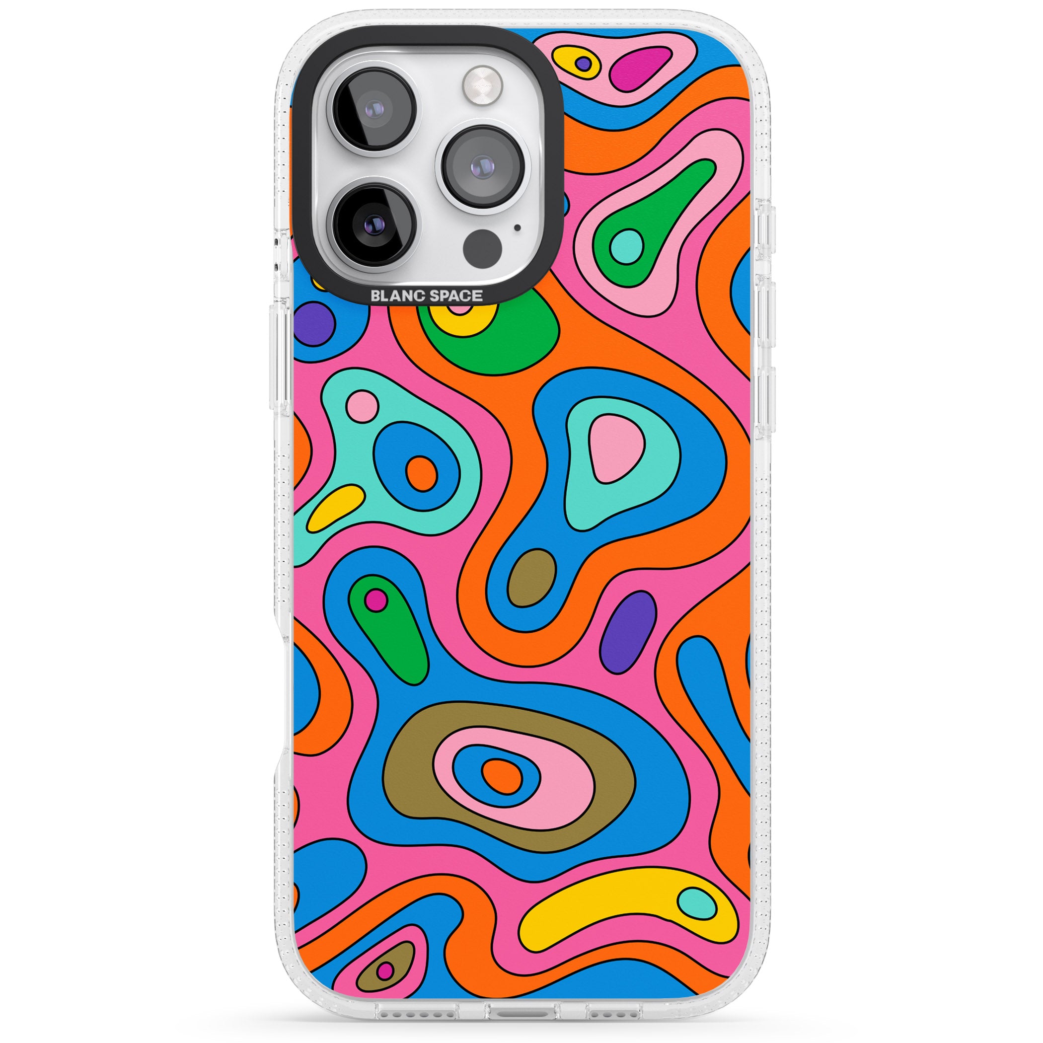 Euphoria iPhone 16 Pro Max / 16 Pro Clear Case Impact Air - Blanc Space