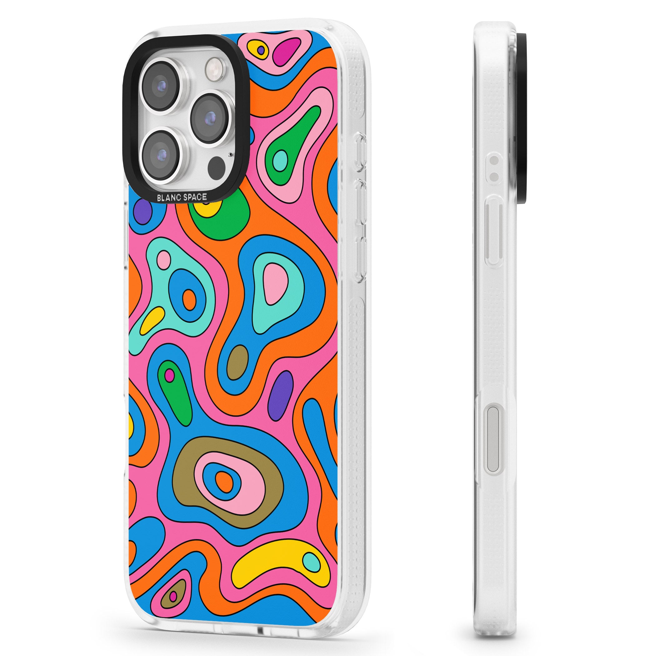 Euphoria iPhone 16 Pro Max / 16 Pro Clear Case Impact Air - Blanc Space