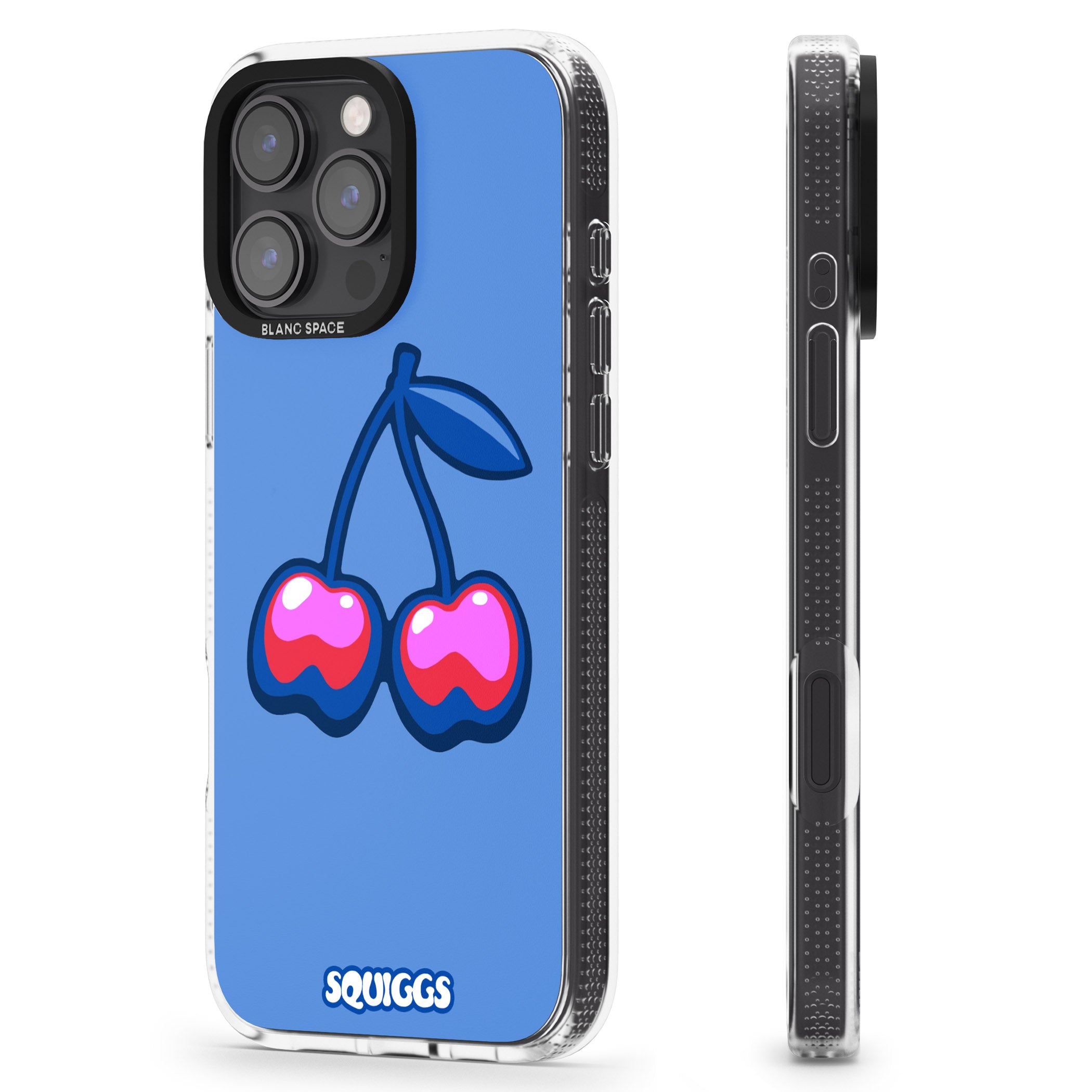 Cherry Bomb iPhone 16 Pro Max / 16 Pro Clear Case Impact Air - Blanc Space