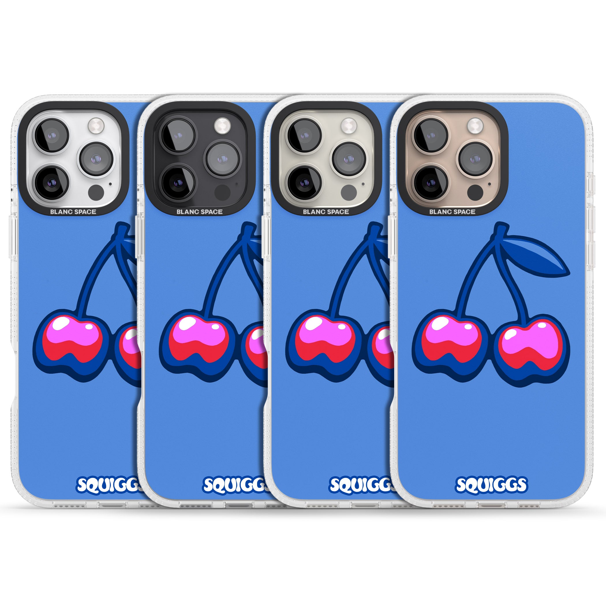 Cherry Bomb iPhone 16 Pro Max / 16 Pro Clear Case Impact Air - Blanc Space