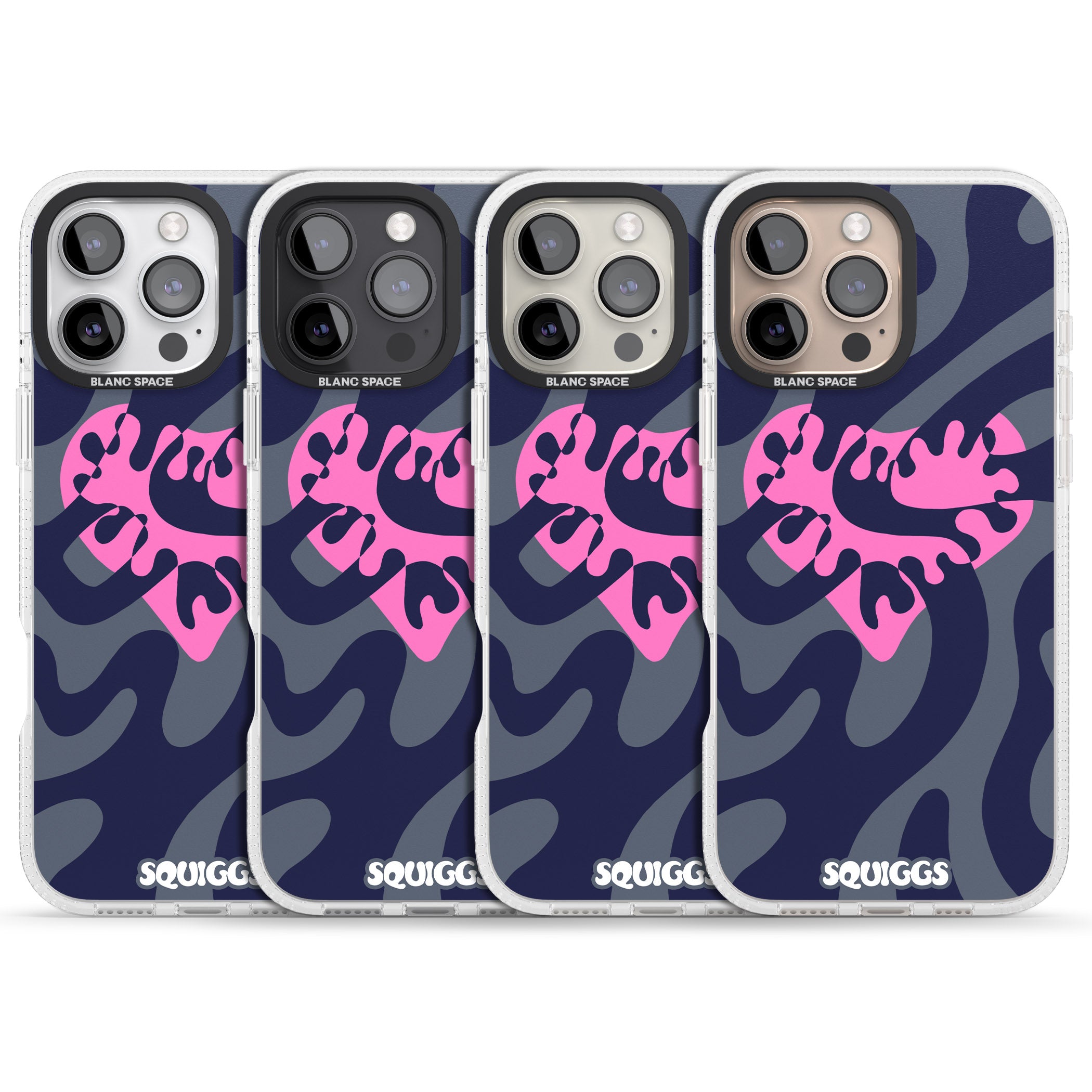 Broken Heart iPhone 16 Pro Max / 16 Pro Clear Case Impact Air - Blanc Space