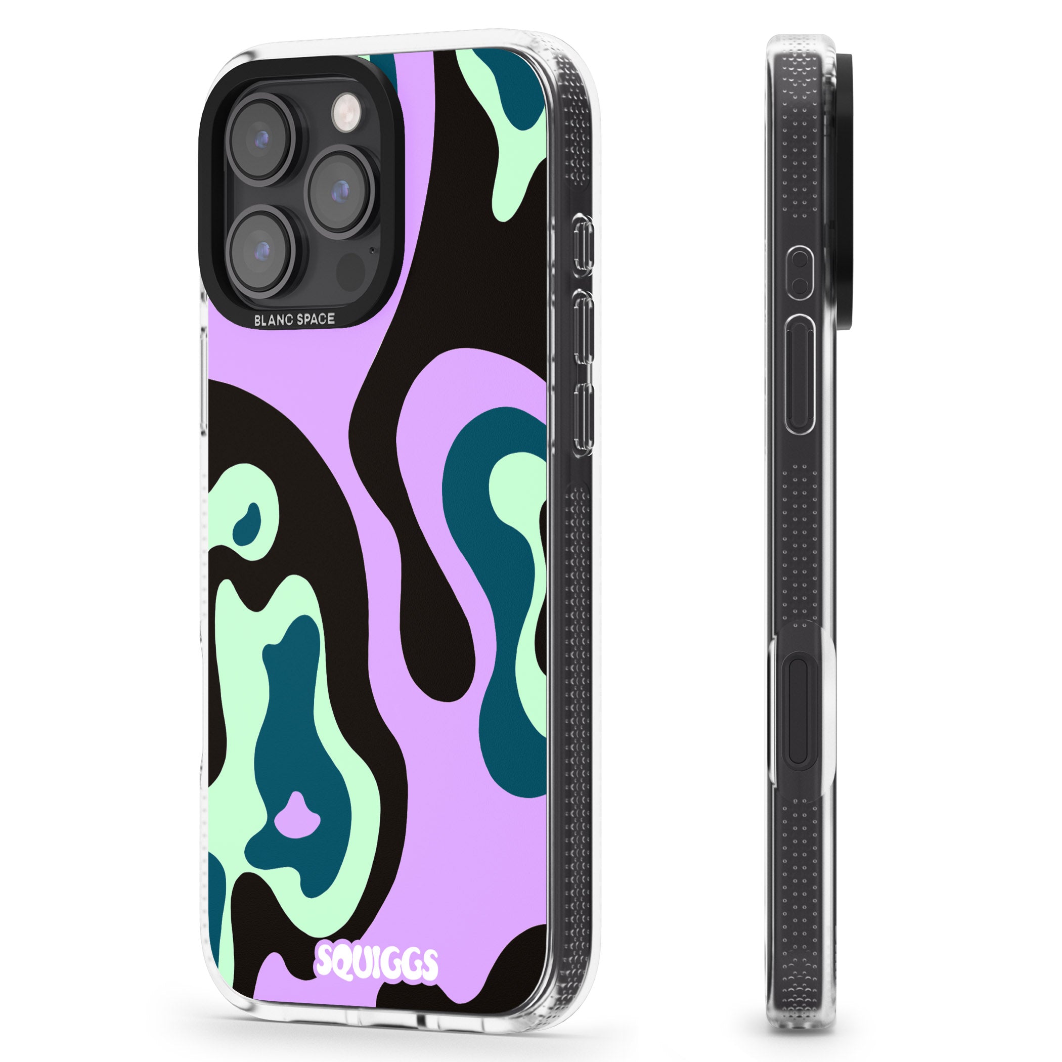 Purple River iPhone 16 Pro Max / 16 Pro Clear Case Impact Air - Blanc Space