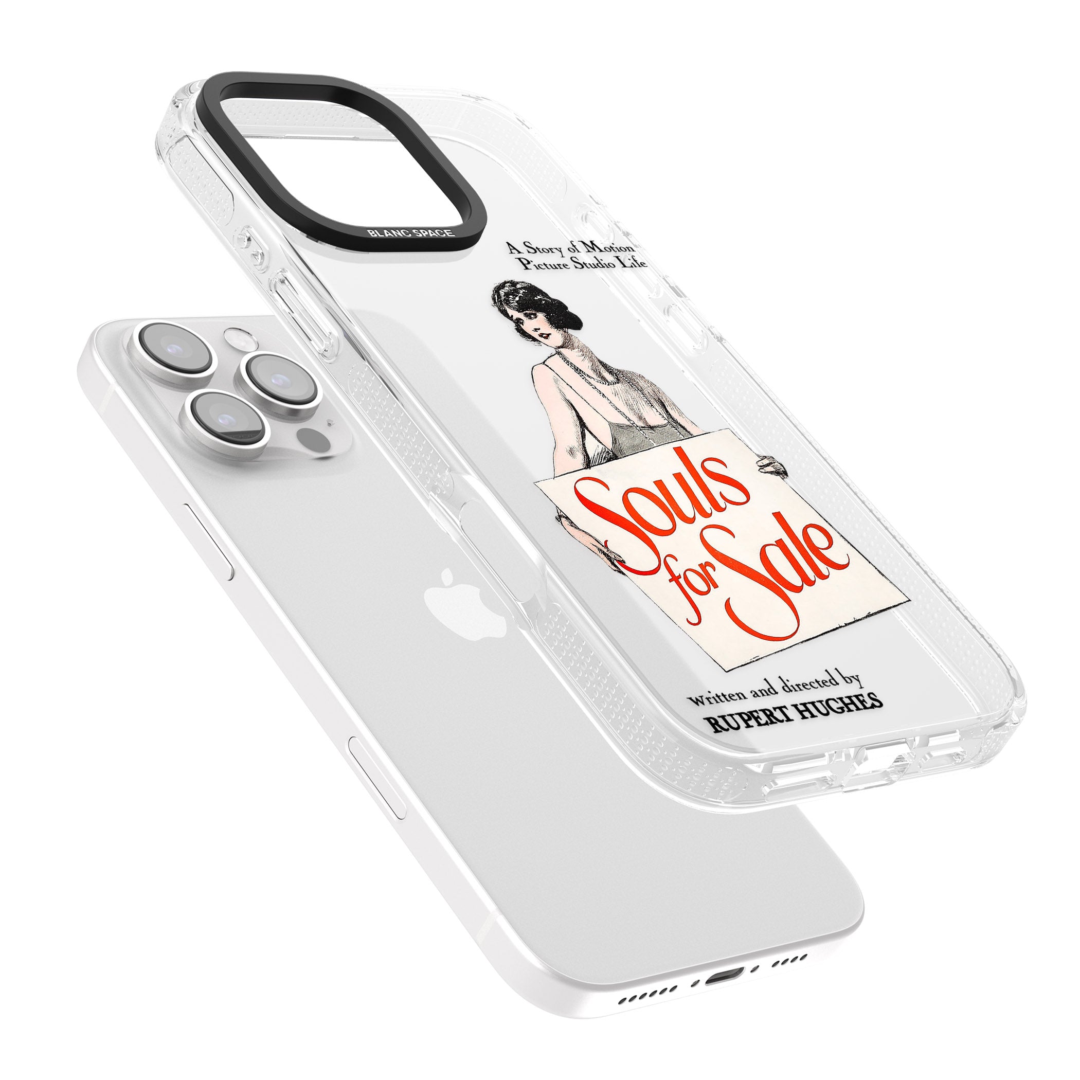 Souls for Sale Poster iPhone 16 Pro Max / 16 Pro Clear Case Impact Air - Blanc Space