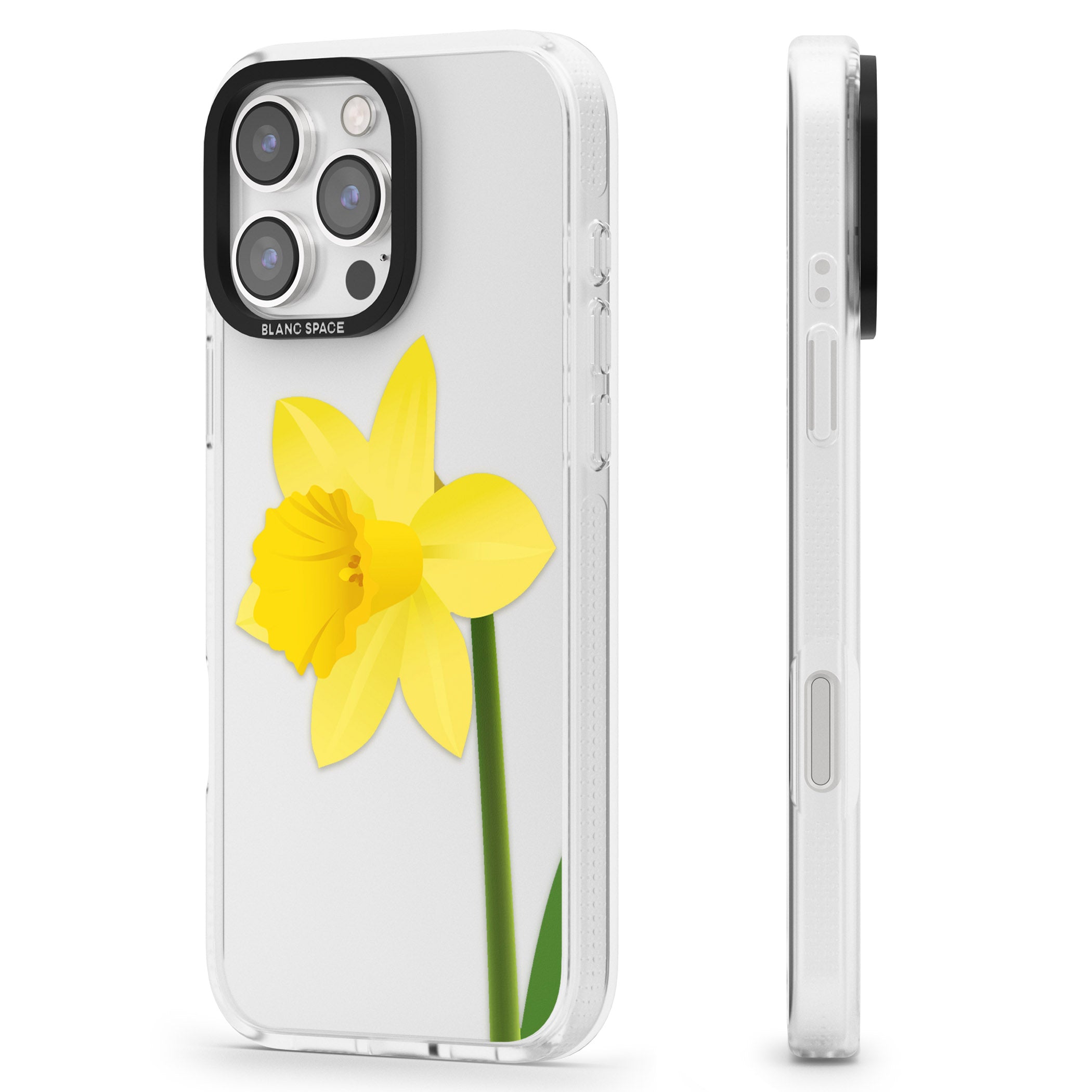 Daffodil iPhone 16 Pro Max / 16 Pro Clear Case Impact Air - Blanc Space