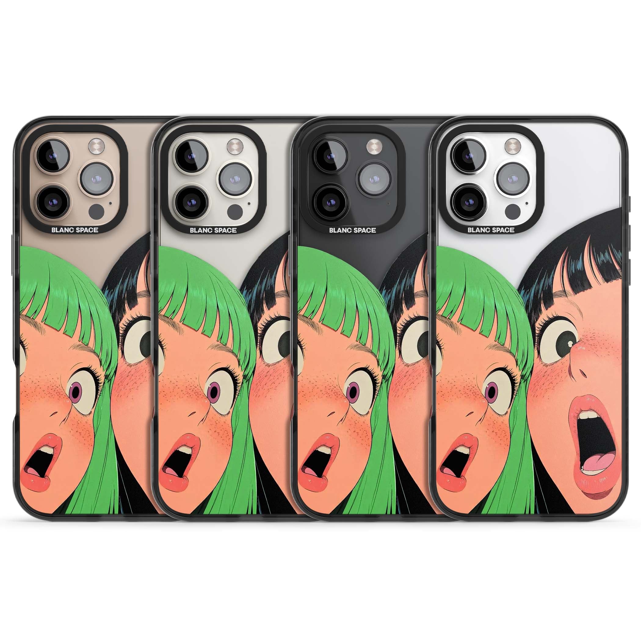 Gasp for her iPhone case | Black Impact case for iPhone 16 Pro, iPhone 16 Pro Max