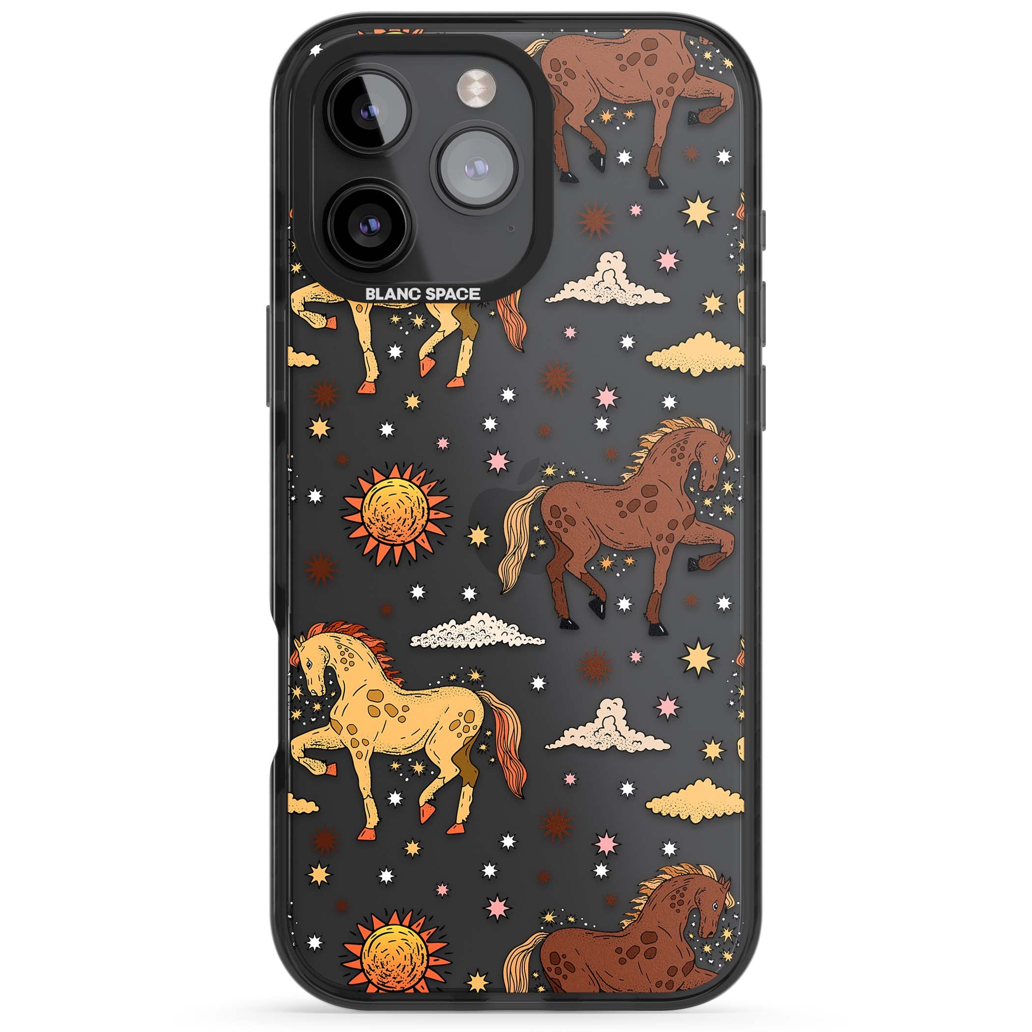 Elevate Your Phone'S Style With This Boho Celestial Sun & Eye Phone Case, Featuring A Mystical Blend Of Suns, All-Seeing Eyes, Butterflies, Stars, And