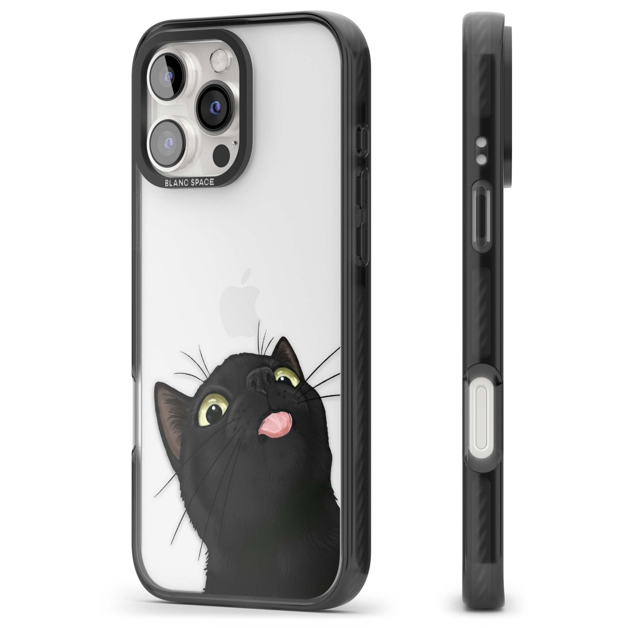 Black Cat Energy for her iPhone case | Black Impact case for iPhone 16 Pro, iPhone 16 Pro Max