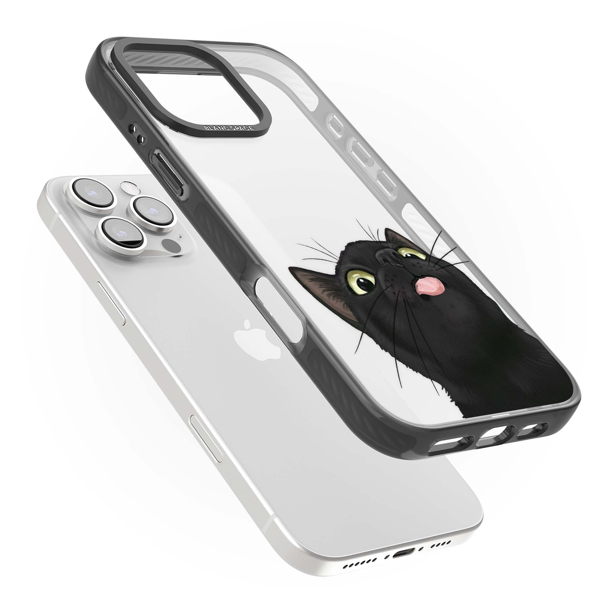 Black Cat Energy for her iPhone case | Black Impact case for iPhone 16 Pro, iPhone 16 Pro Max