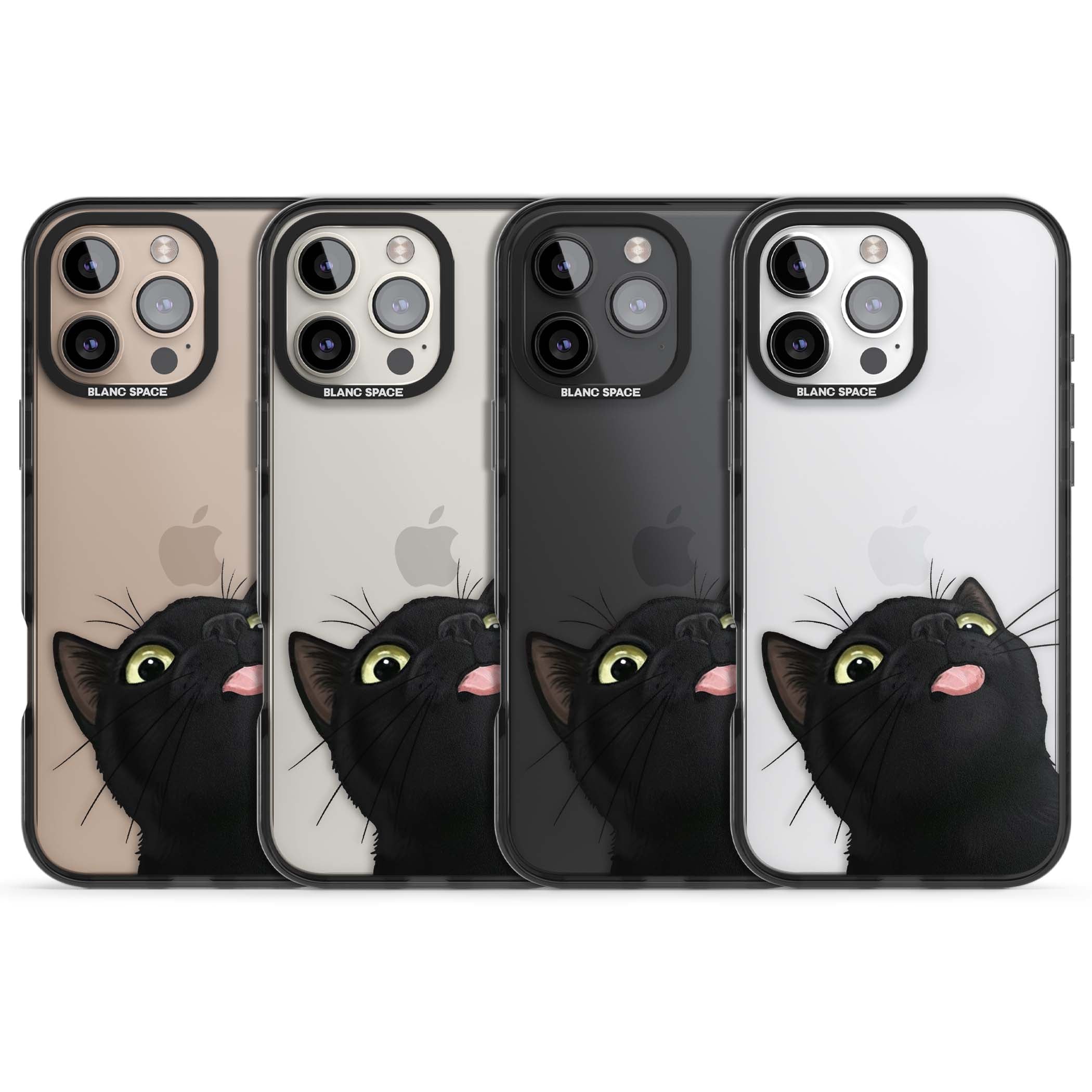 Black Cat Energy for her iPhone case | Black Impact case for iPhone 16 Pro, iPhone 16 Pro Max