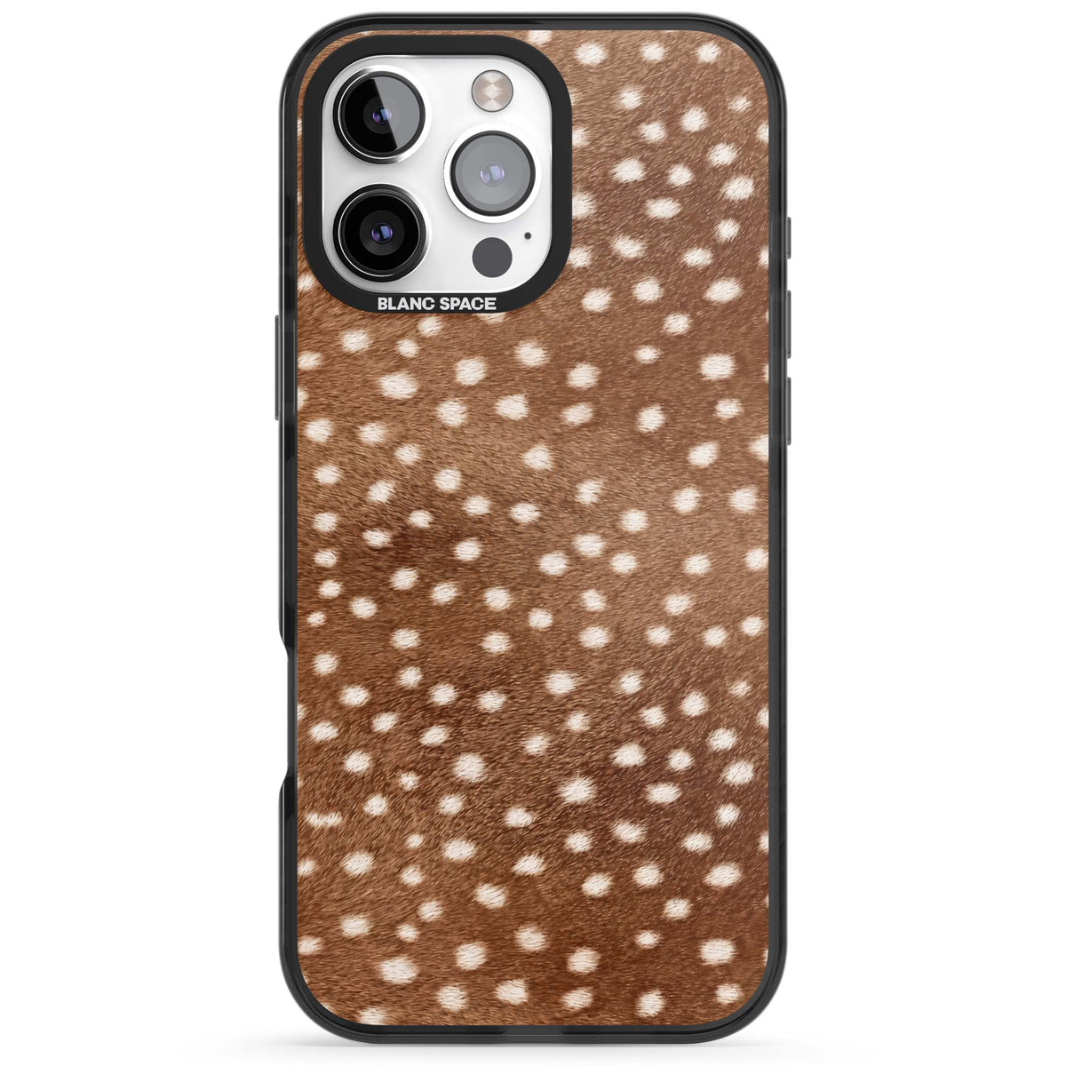 Deer Print animals iPhone case | Black Impact case for iPhone 16 Pro, iPhone 16 Pro Max
