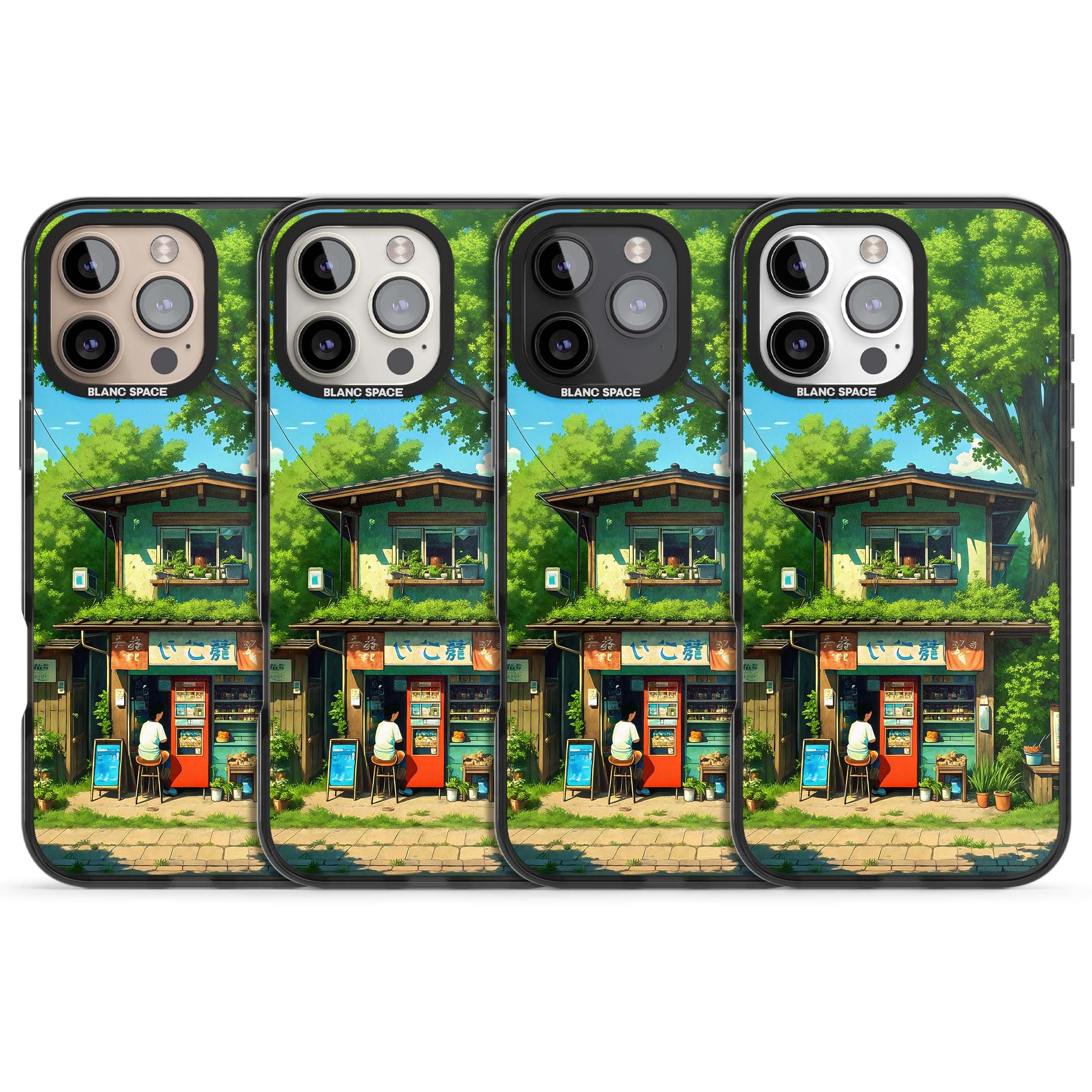 Countryside Kiosk for her iPhone case | Black Impact Magsafe case for iPhone 16 Pro, iPhone 16 Pro Max